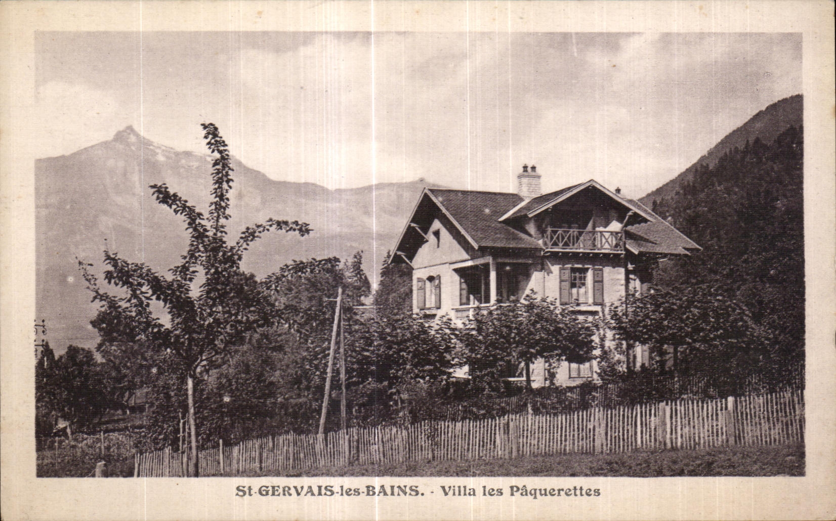 CPA St Gervais les Bains Villa les Paquerettes
