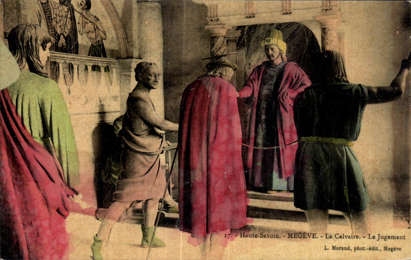 CPA high Savoy Megeve the Martyrdom the Judgment