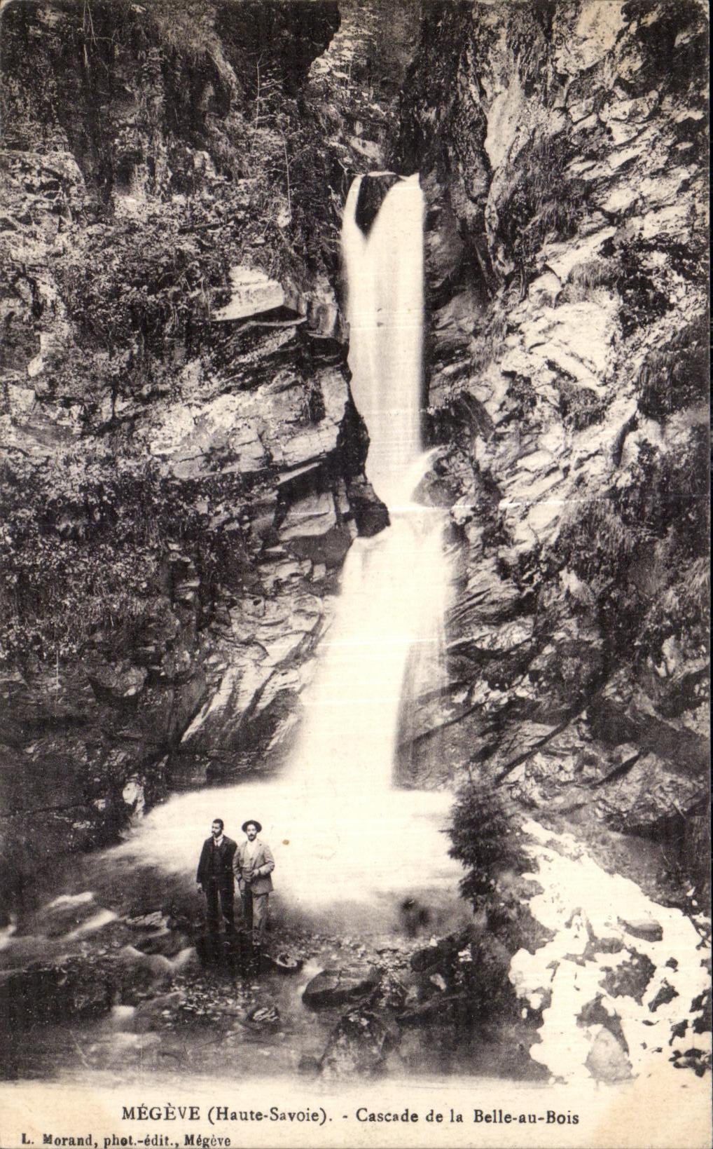 CPA Megeve Cascades of Beautiful with Wood