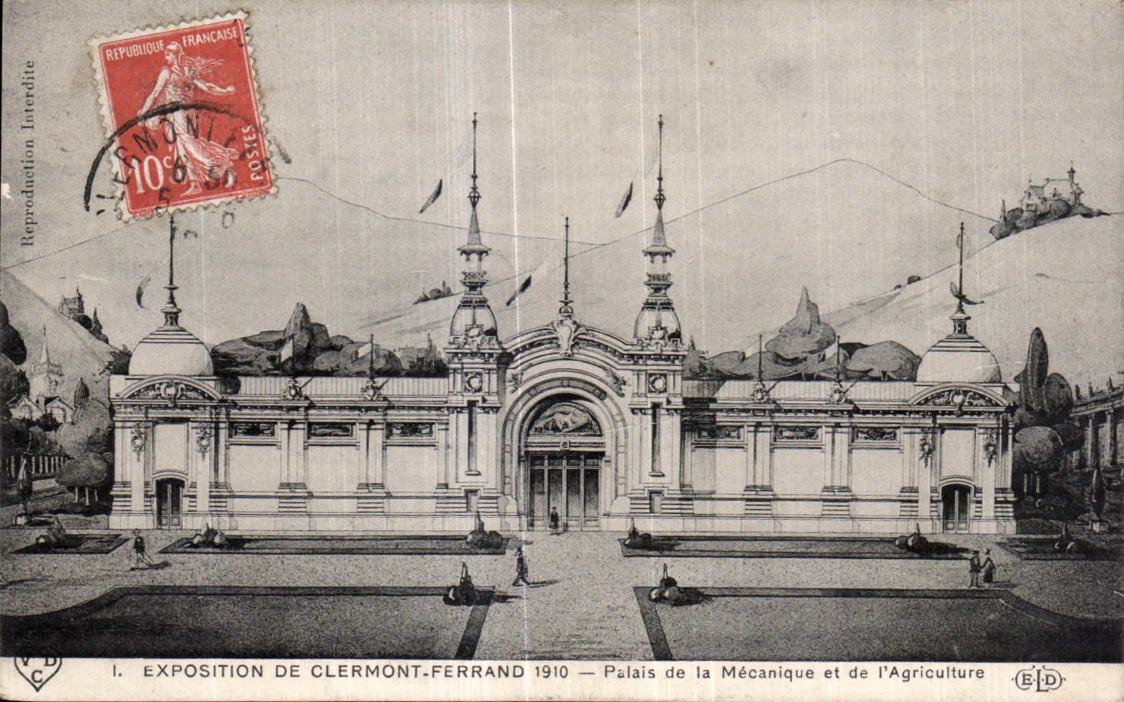 Paladar justo de CPA De Clermont-Ferrand de mecAnicos y de la agricultura