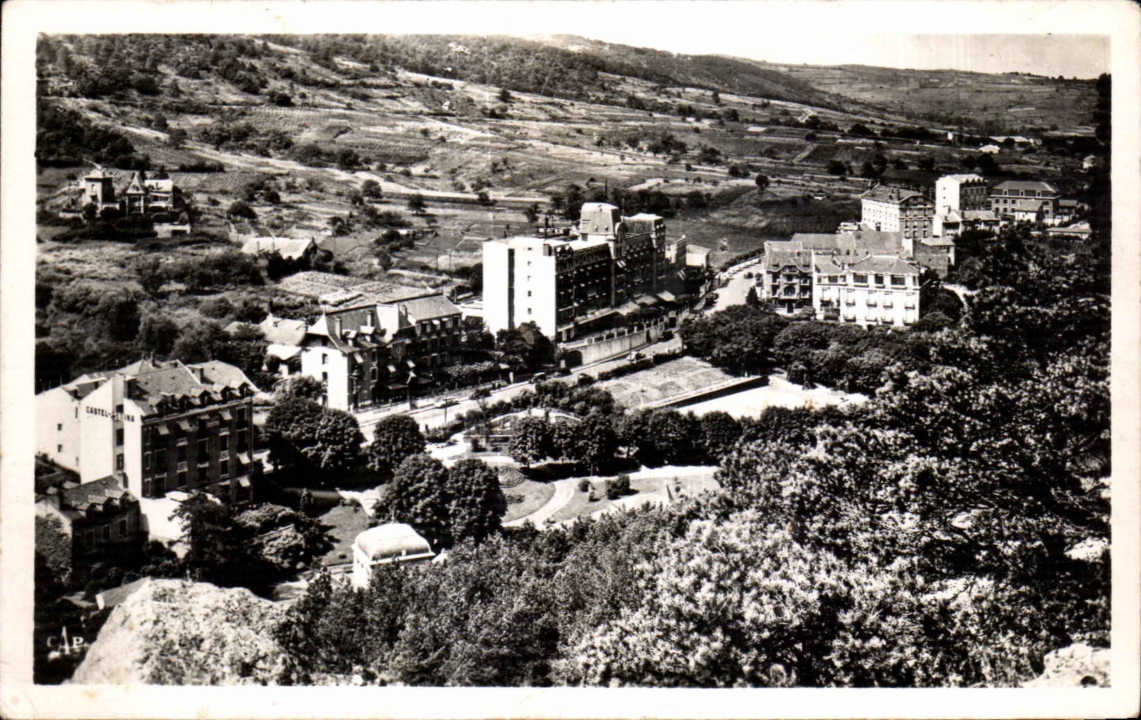 CPA Chatelguyon visto en el EL de los hoteles el parque termal