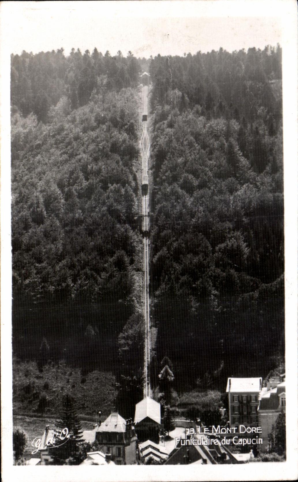 CPA the Mount Gilds Funicular of the Capuchin