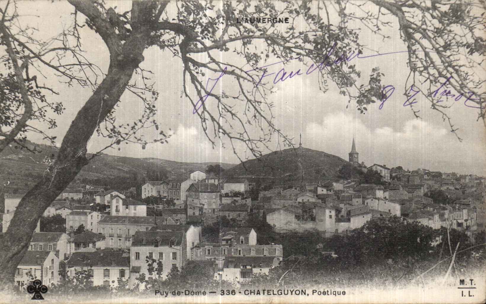 CPA poetico Chatelguyon