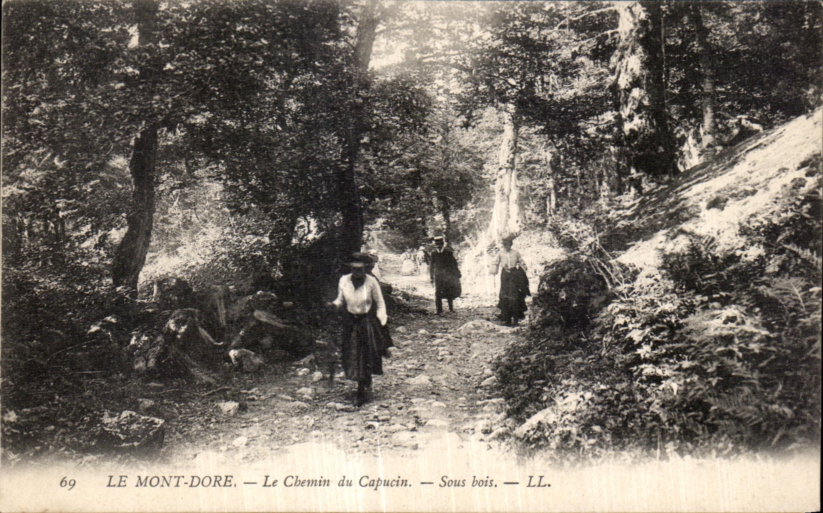 CPA the Mount Gilds the Way of the Capuchin Under wood