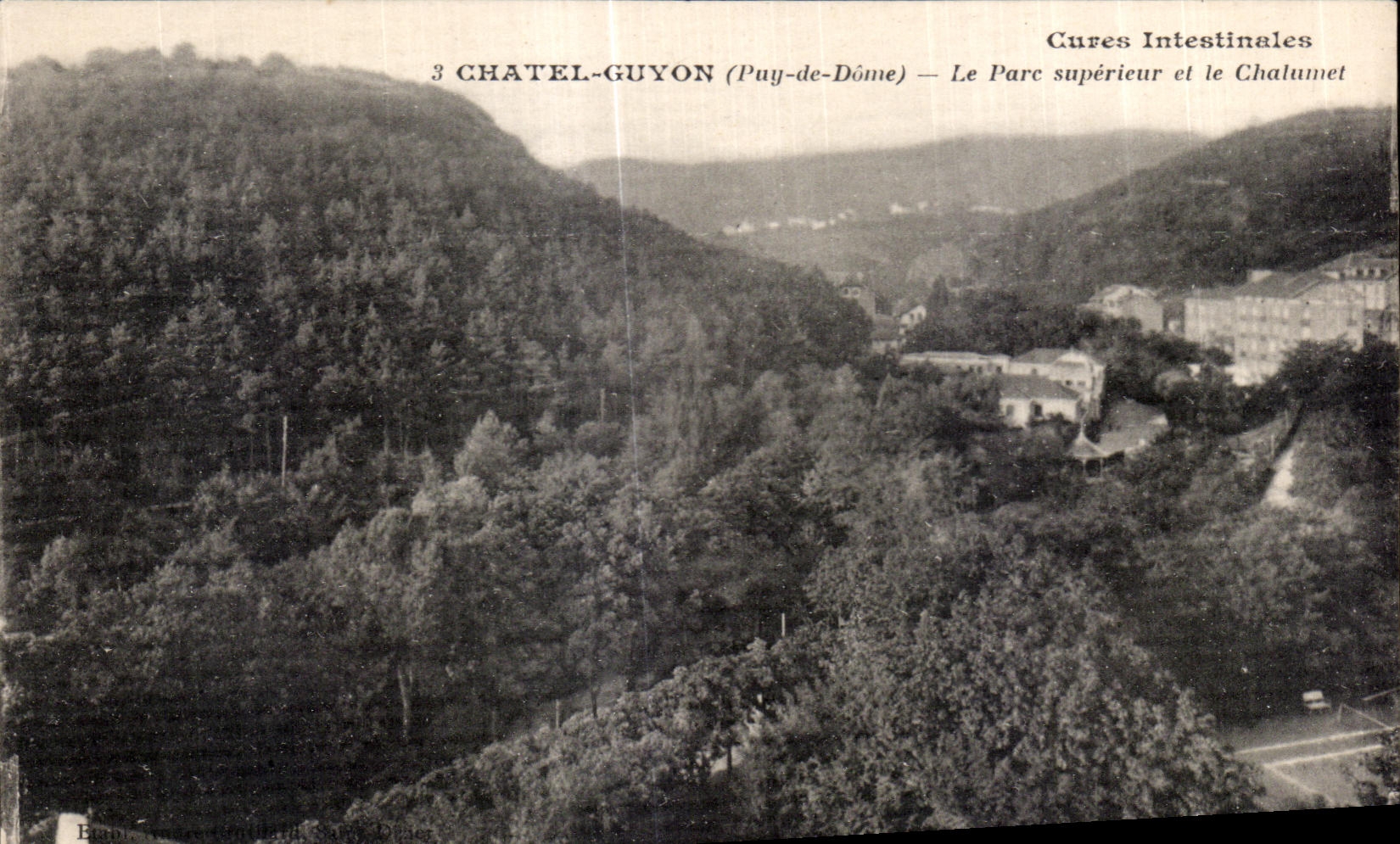 CPA Chatel Guyon el parque mAs alto y la boquilla
