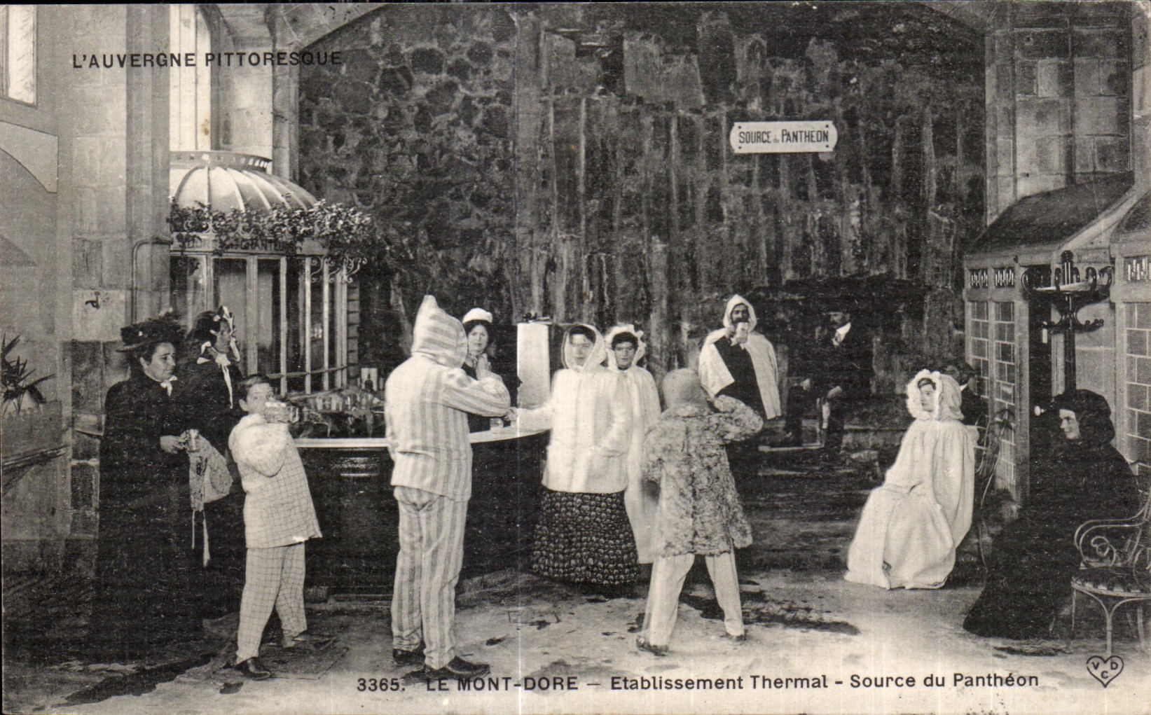 CPA the mount Gilds Hydropathic establishment Source of the Pantheon