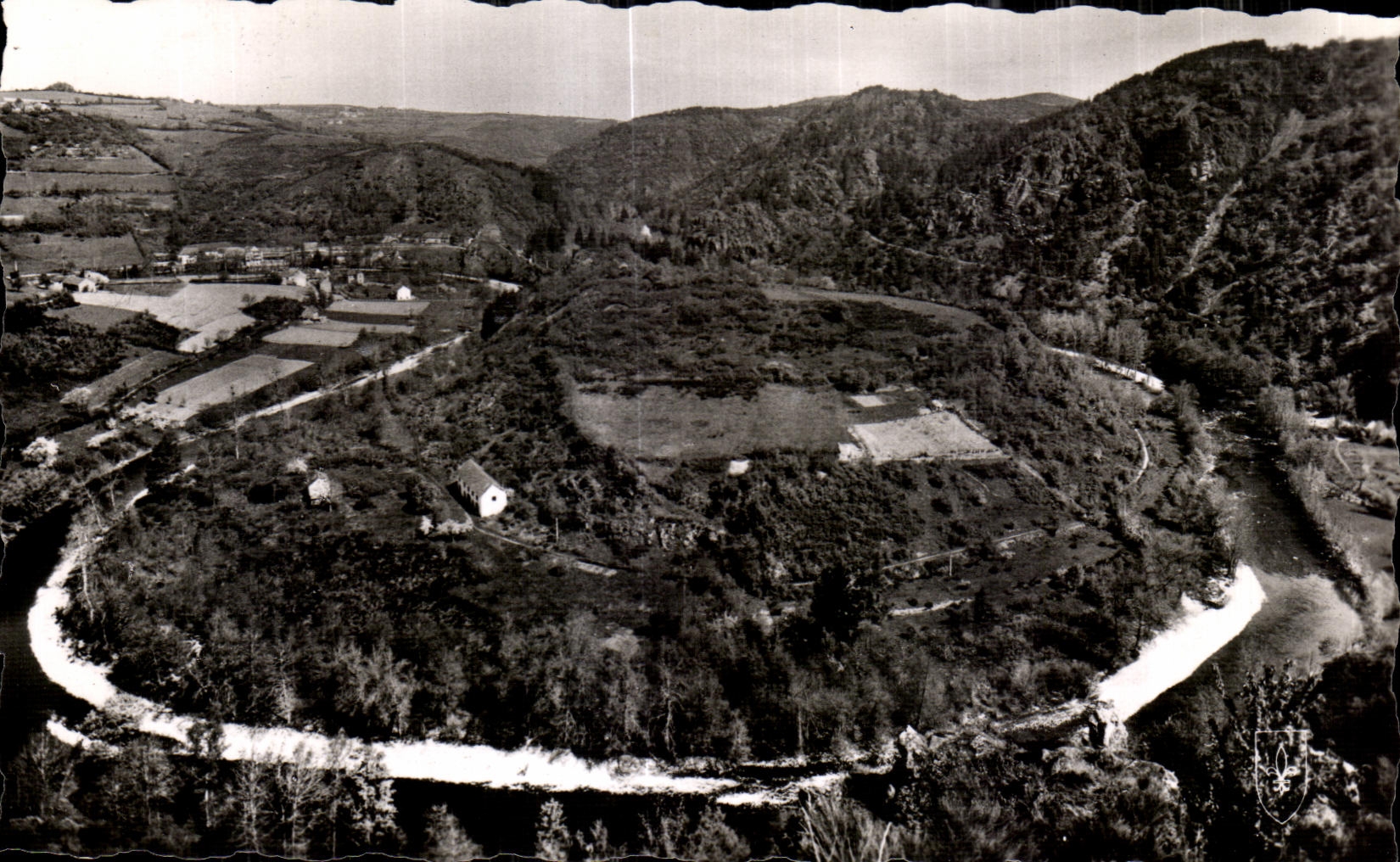CPA Chateauneuf Les Bains the Outer Loop of Sioule