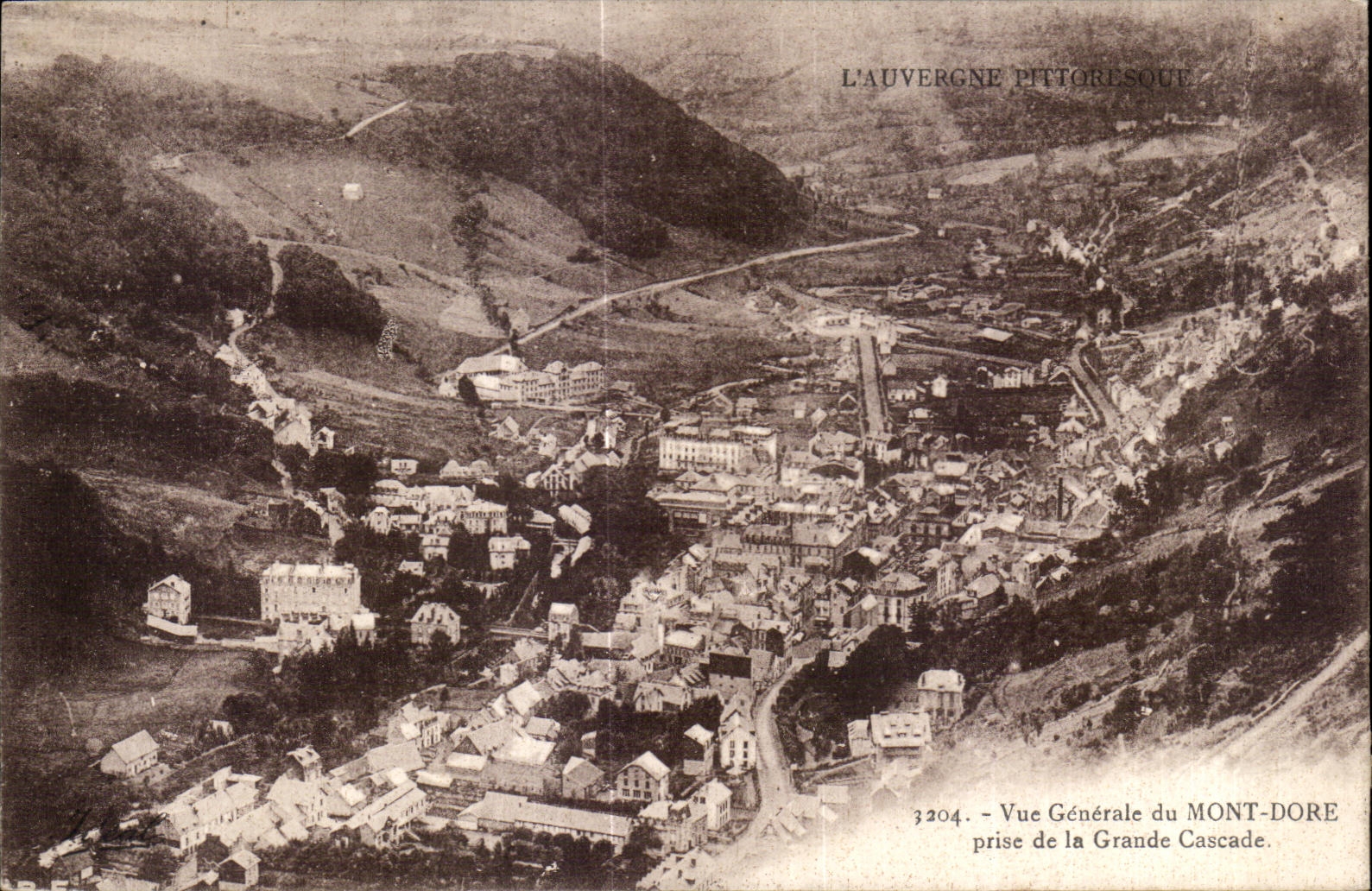 CPA View of the Mount Gilds taken Large Cascade