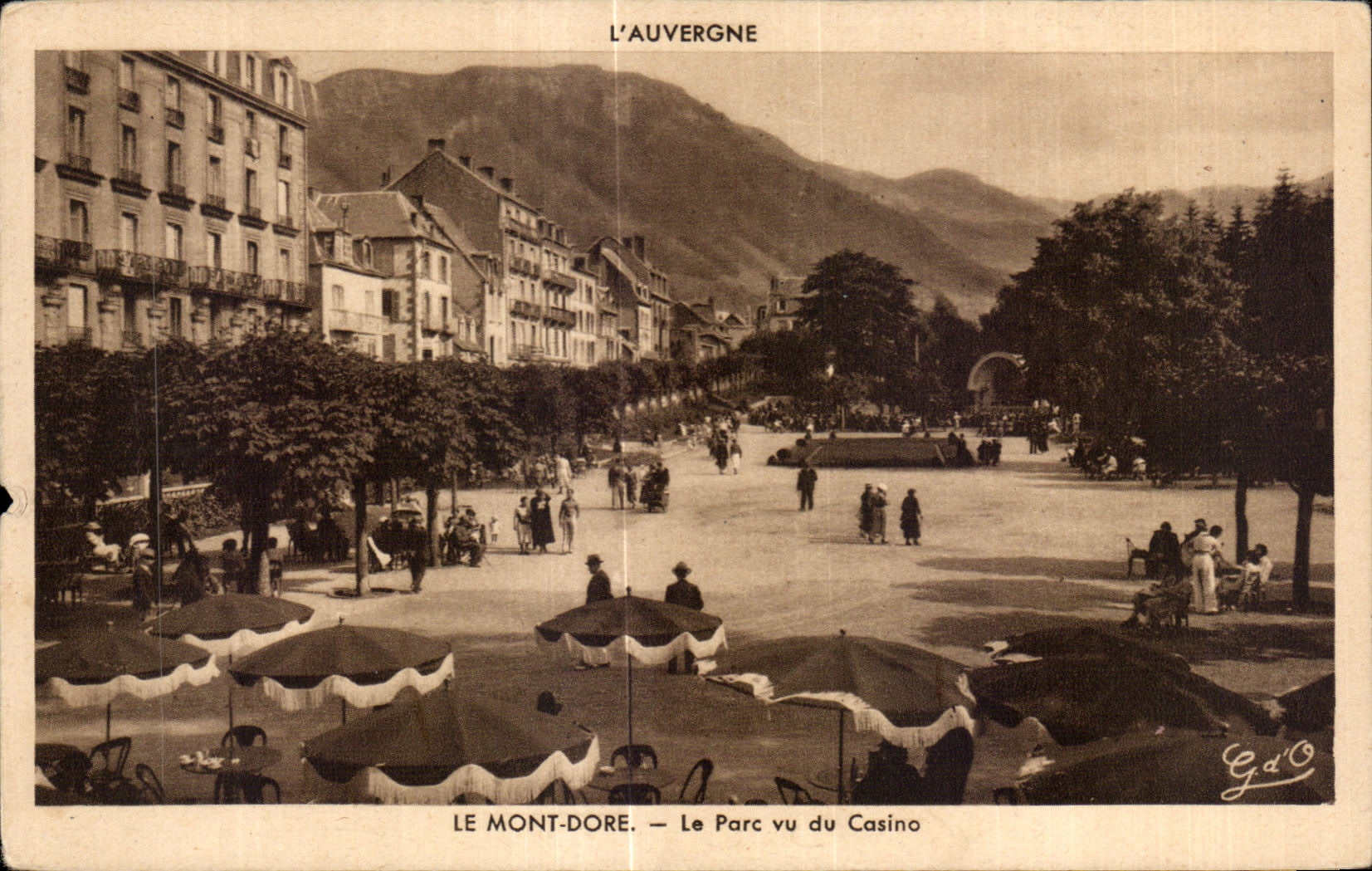 CPA the Mount Gilds the Place seen of the Casino