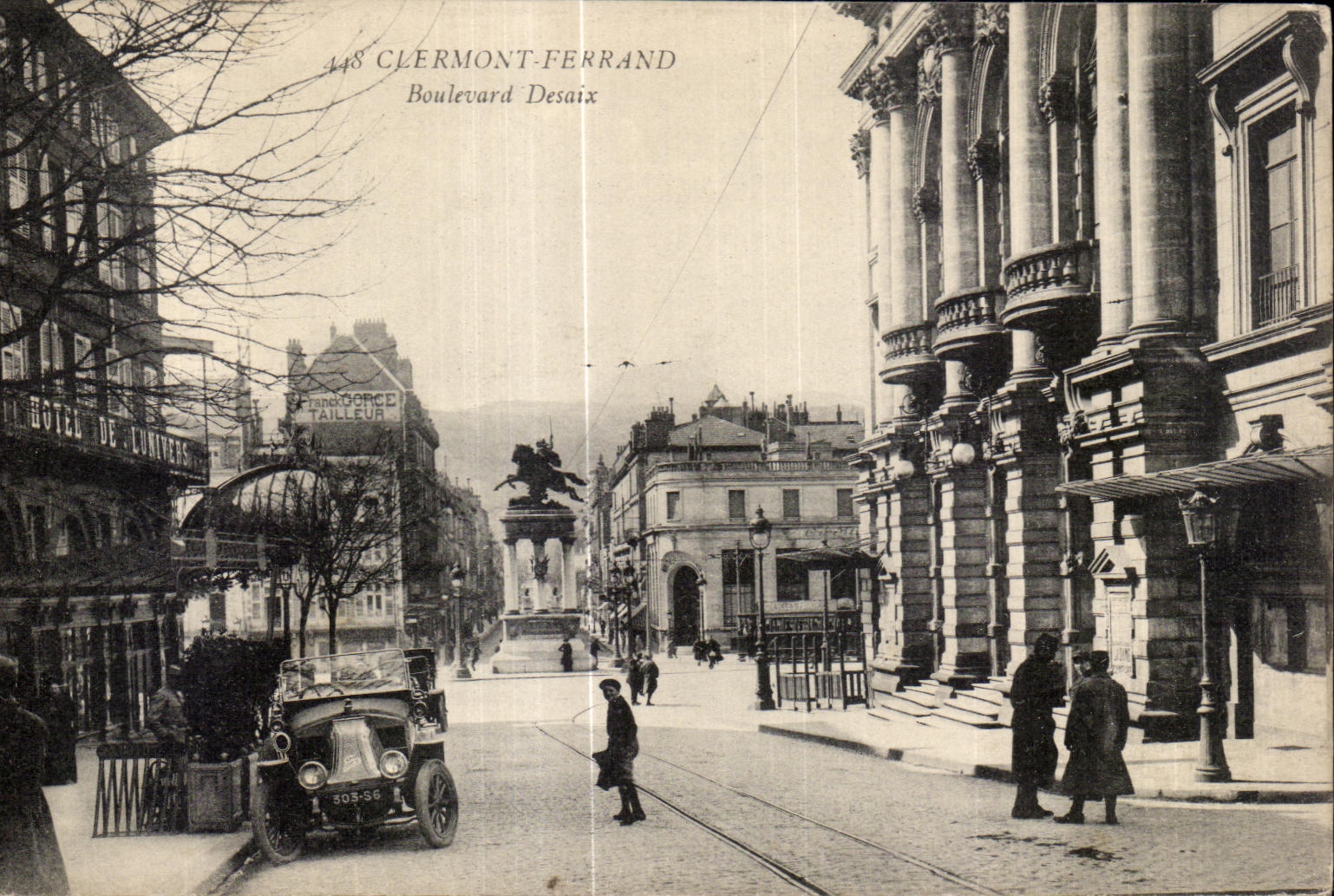 Bulevar de Desaix del automovil de CPA Clermont-Ferrand