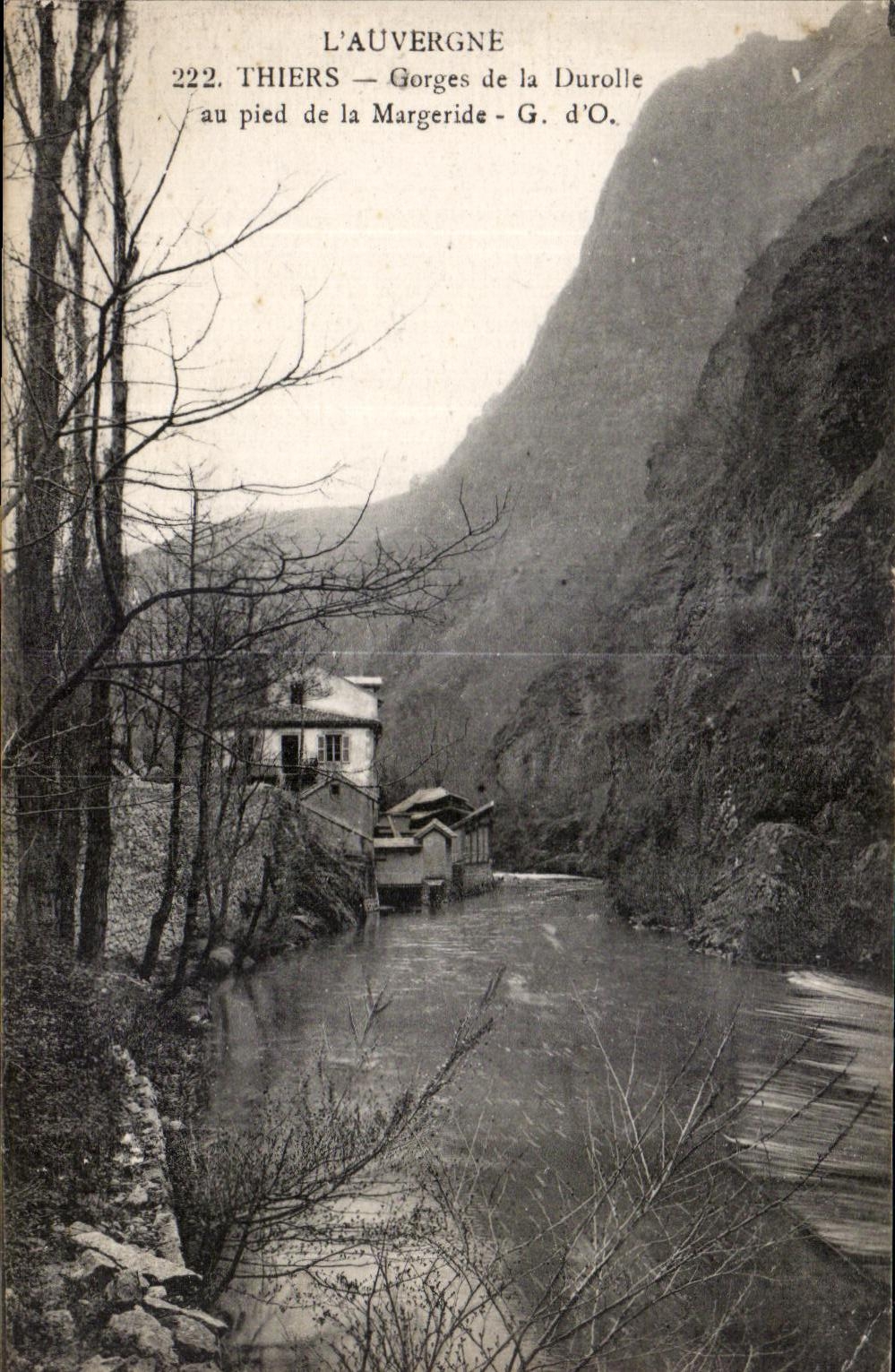 CPA L Auvergne Thiers Gorges de la Durolle au pied de la Margeride