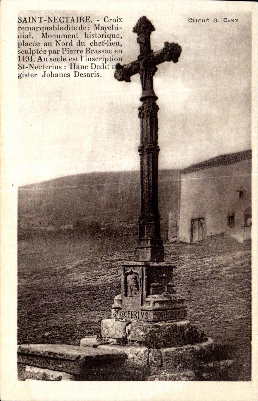 CPA Saint Nectary remarkable Cross known as of Marchidial Historic building