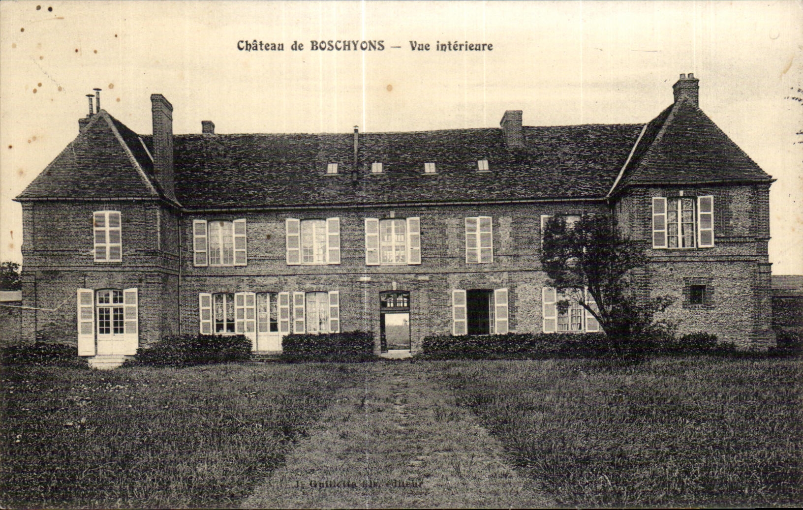 CPA Castle of Boschyons Seen interior