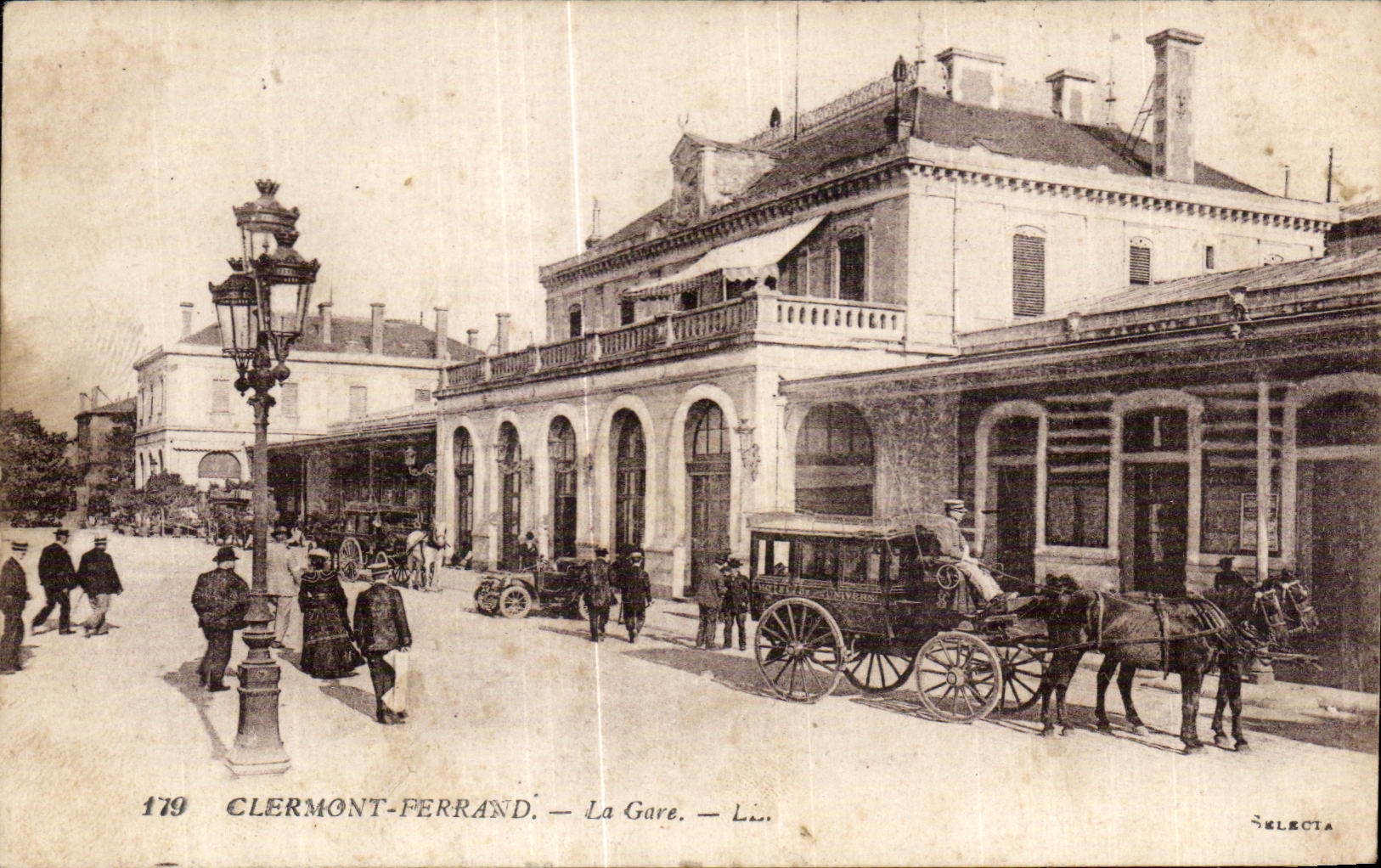 Estacion de tren de CPA Clermont-Ferrand