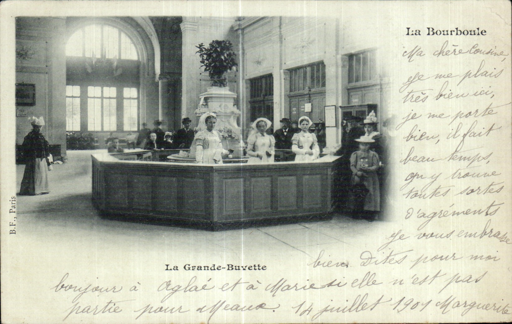 CPA La Bourboule La Grande Buvette