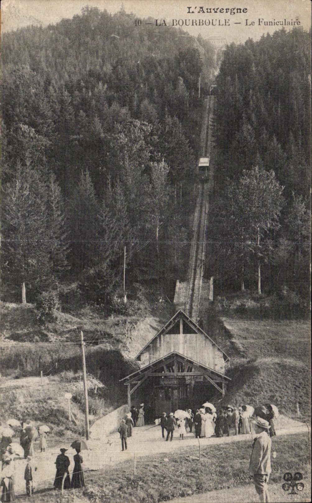 CPA L Auvergne La Bourboule Le Funiculaire