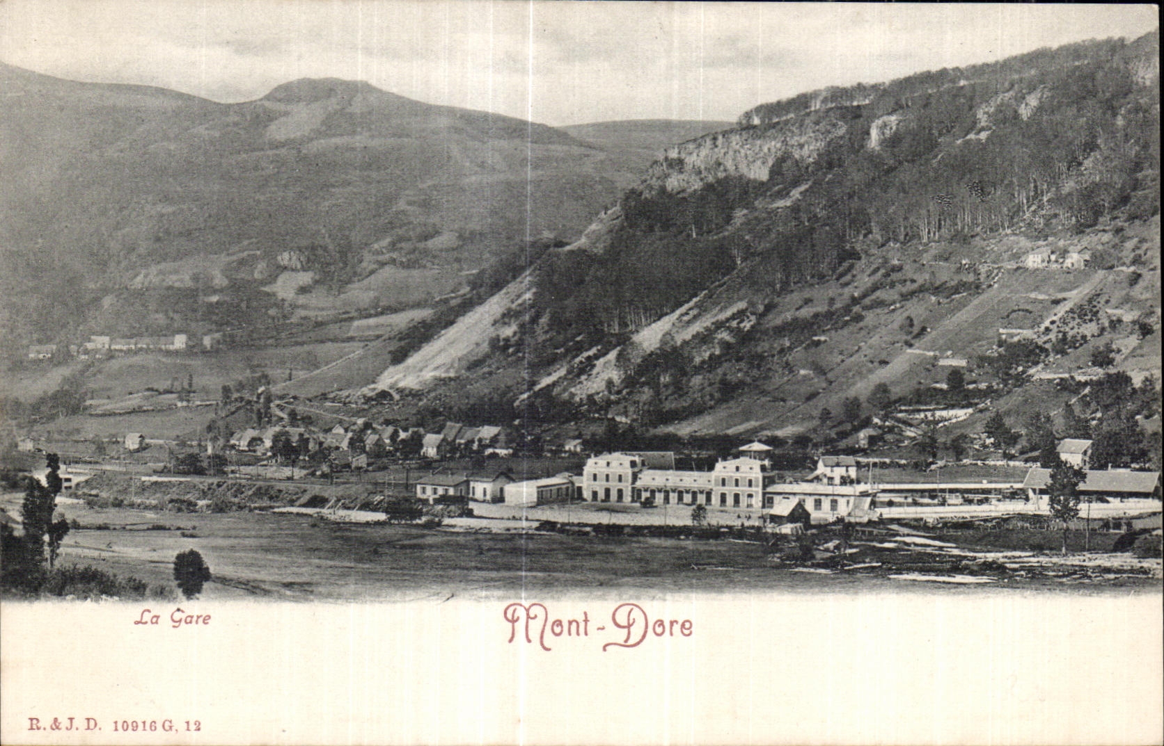 CPA Mont Gilds Train station