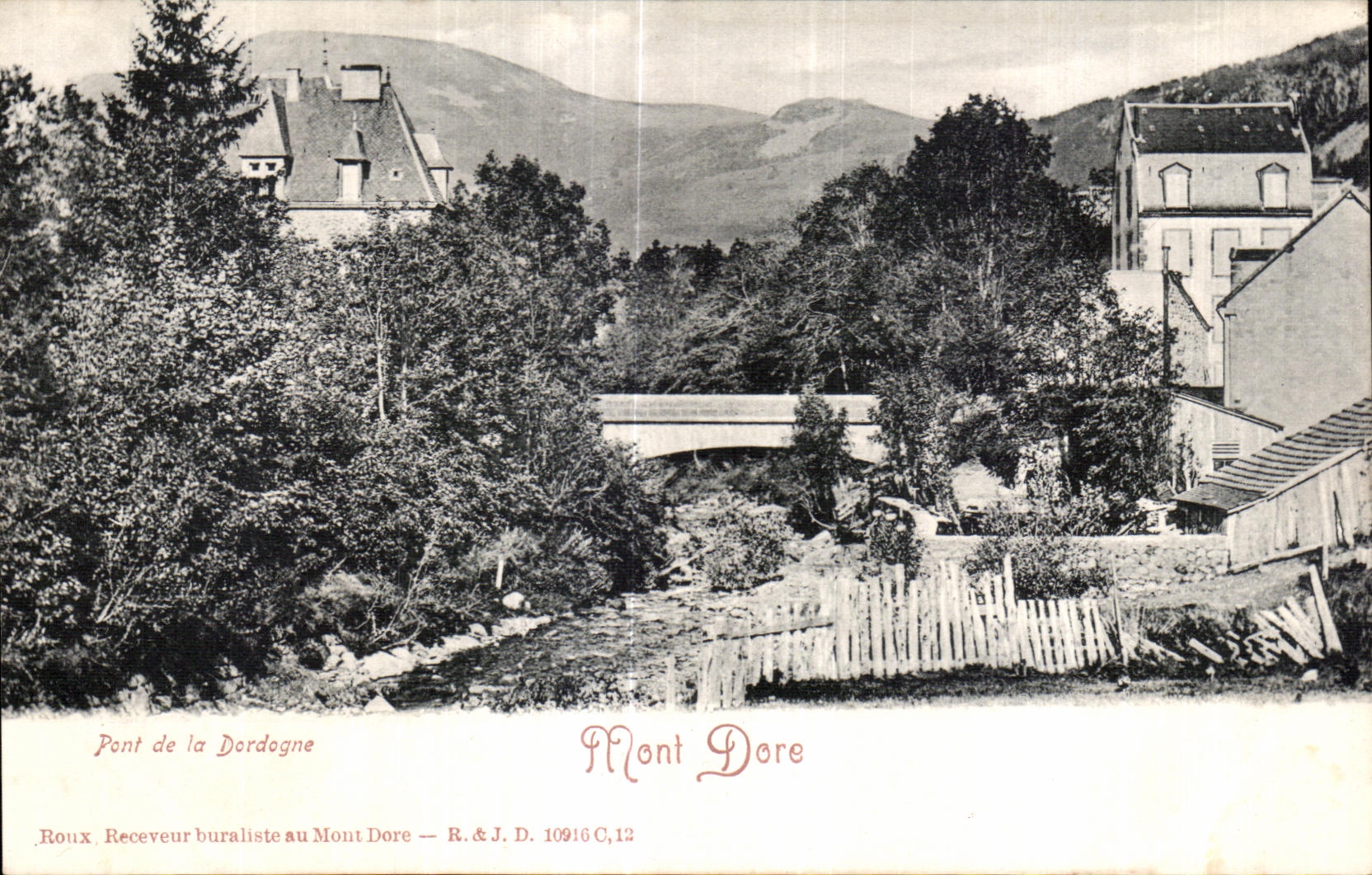 CPA Pont of the Dordogne Mont Gilds