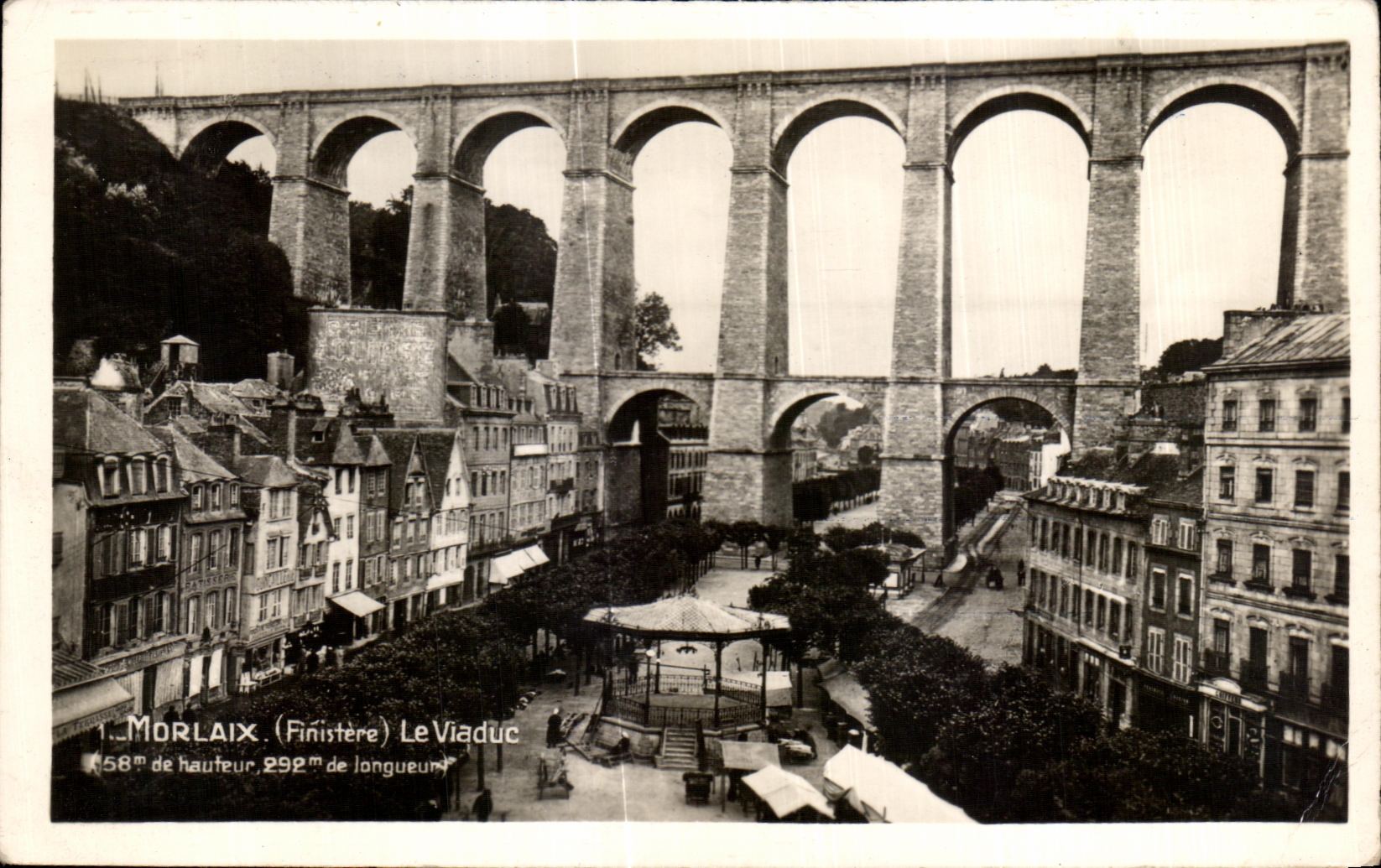CPA Morlaix Finistere Le Viaduc 