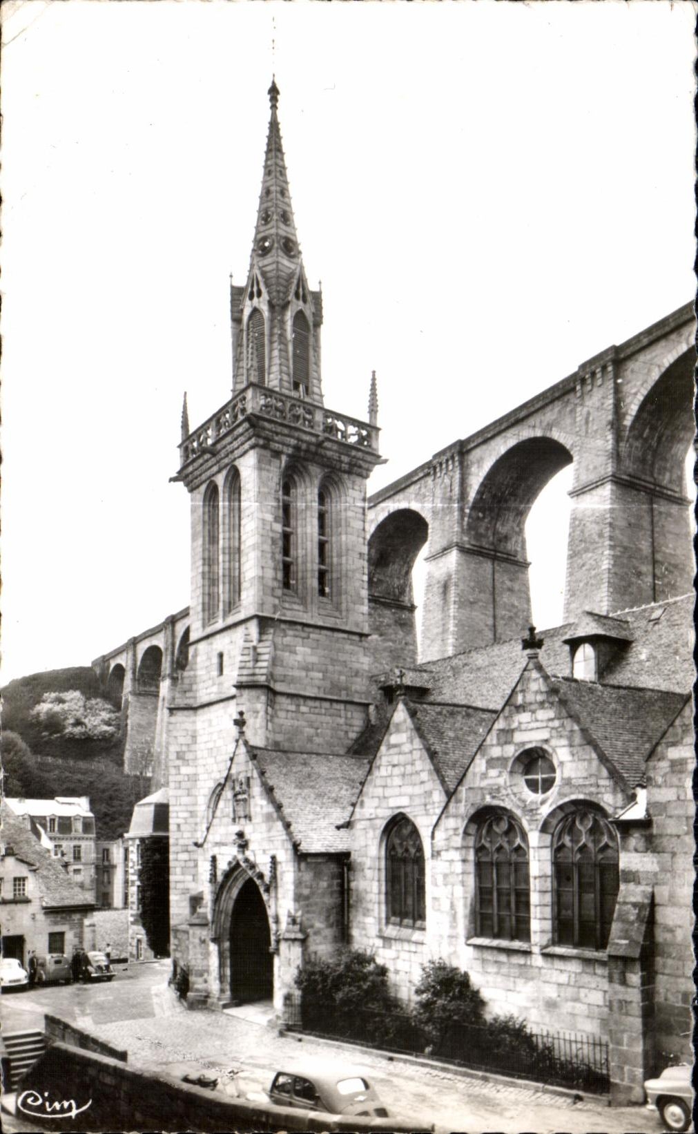 CPA Morlaix Finistere Eglise St Melanie