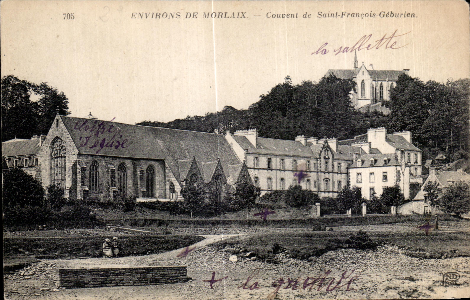 CPA Environs de Morlaix Couvent de Saint Francois Geburien