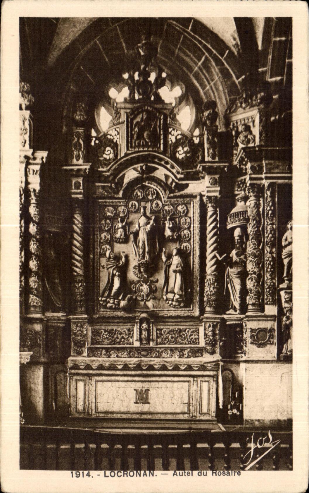 CPA Locronan Furnace bridge of Rosalre