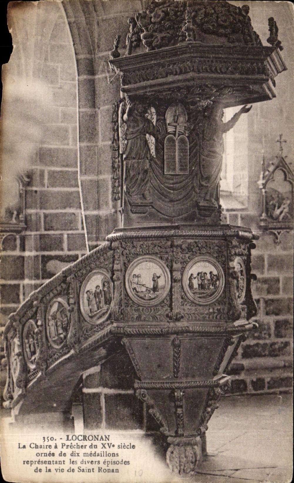 CPA Locronan the Pulpit has XV century Precher