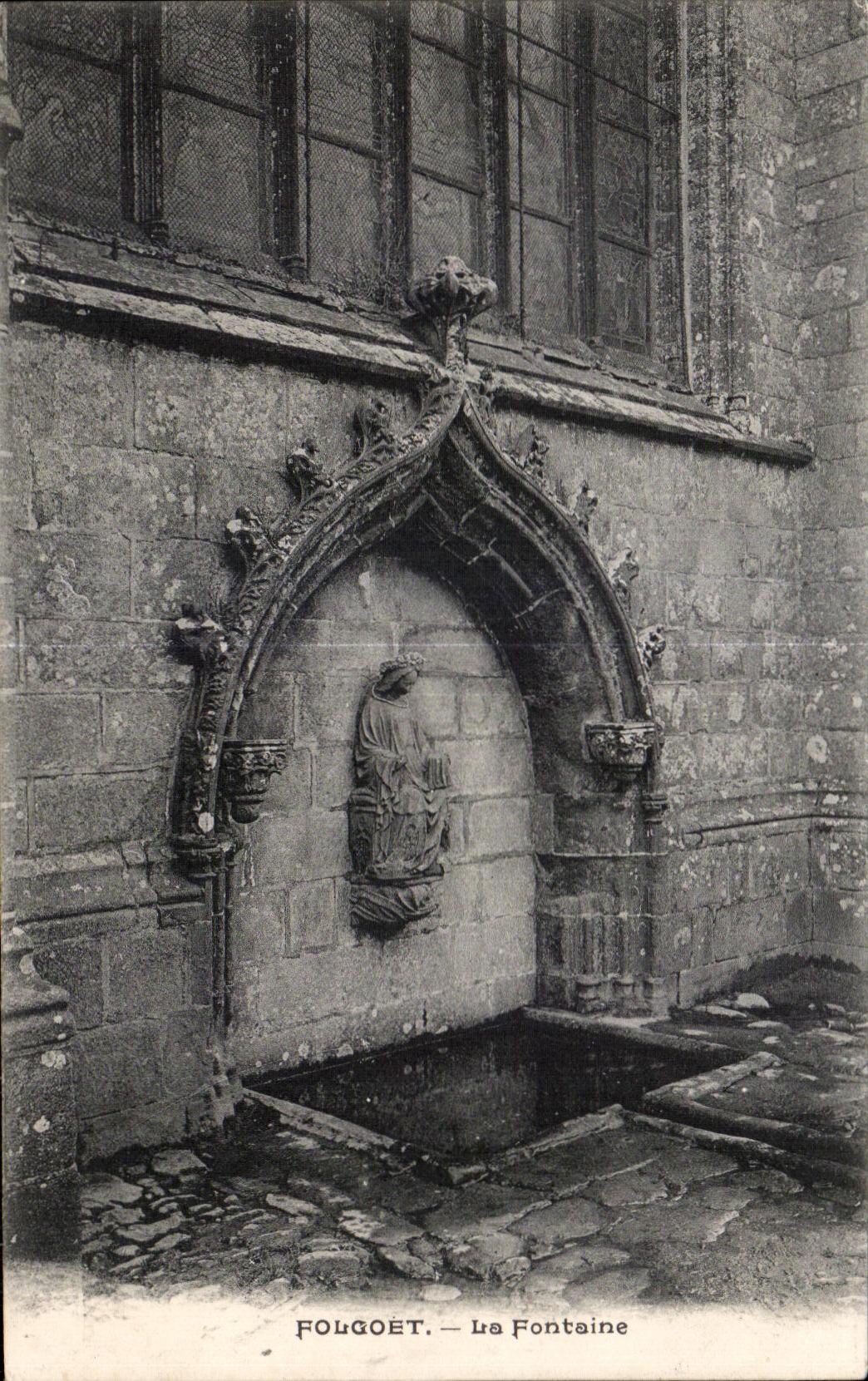 CPA Folgoet Fontaine