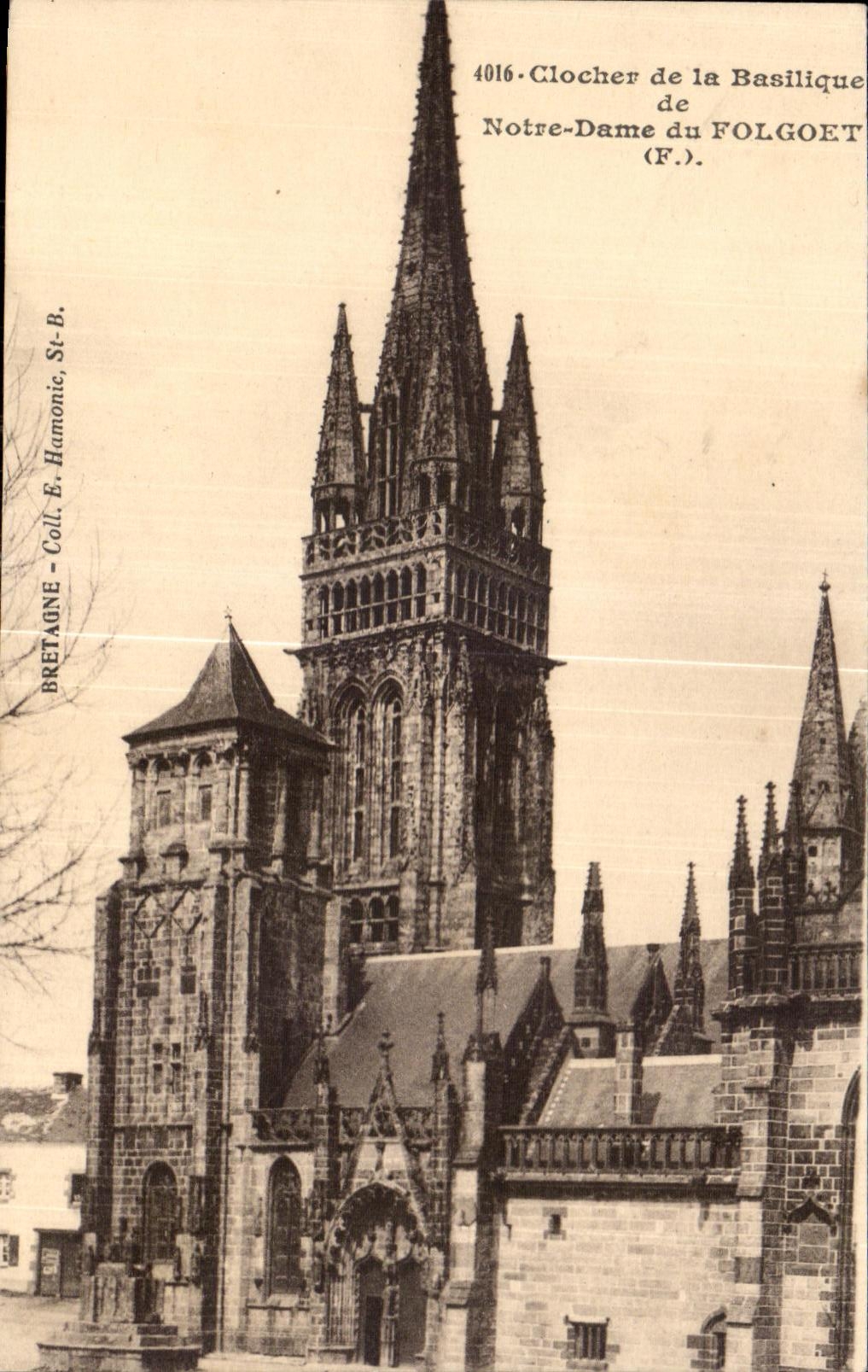 CPA Clocher de la Basilique de Notre Dame du Folgoet