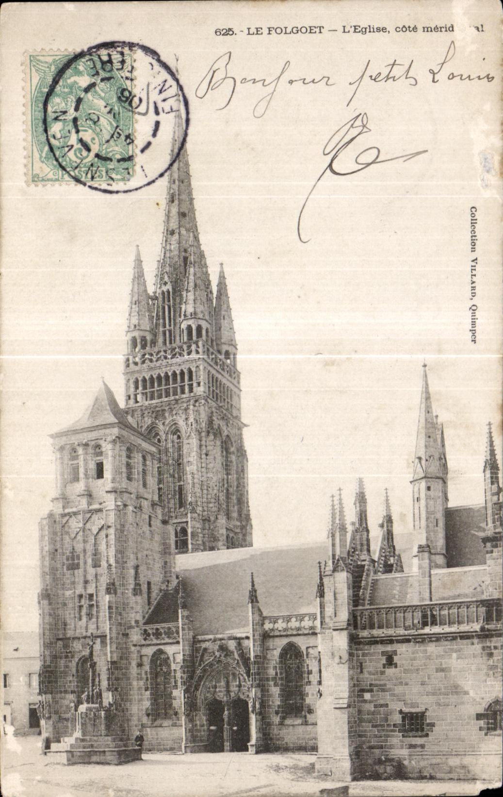 CPA Le Folgoet L Eglise cote meridional