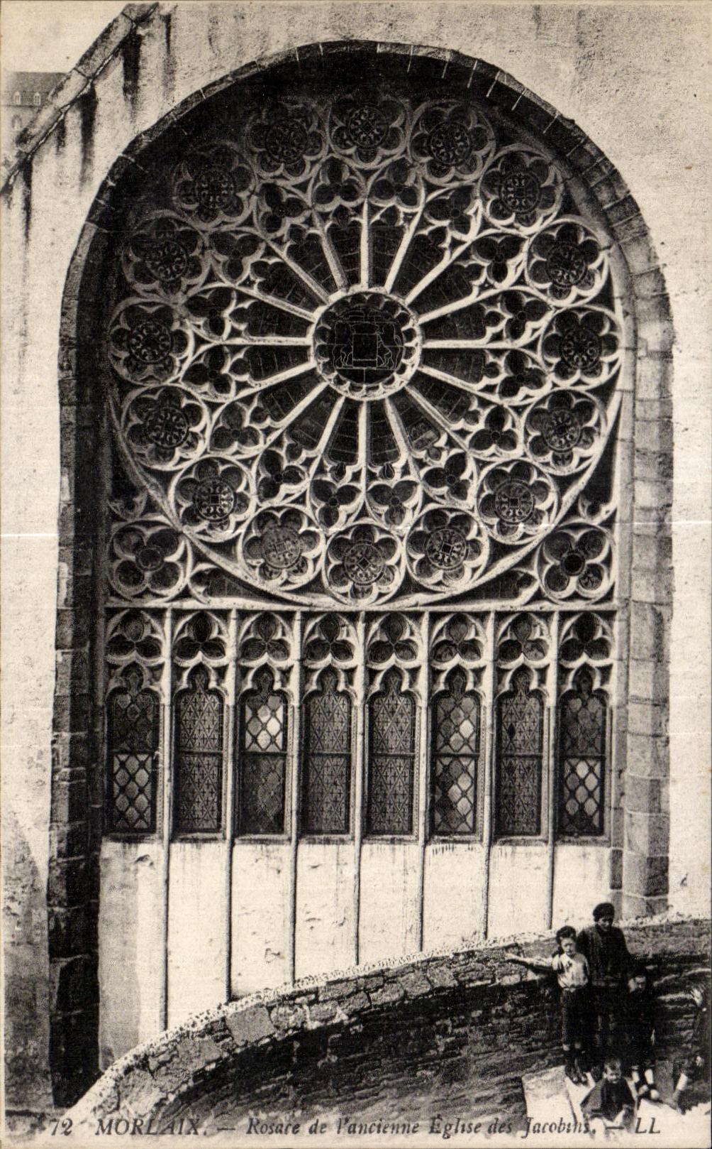 CPA Morlaix Rosare de l ancienne Eglise des Jacobins Enfants