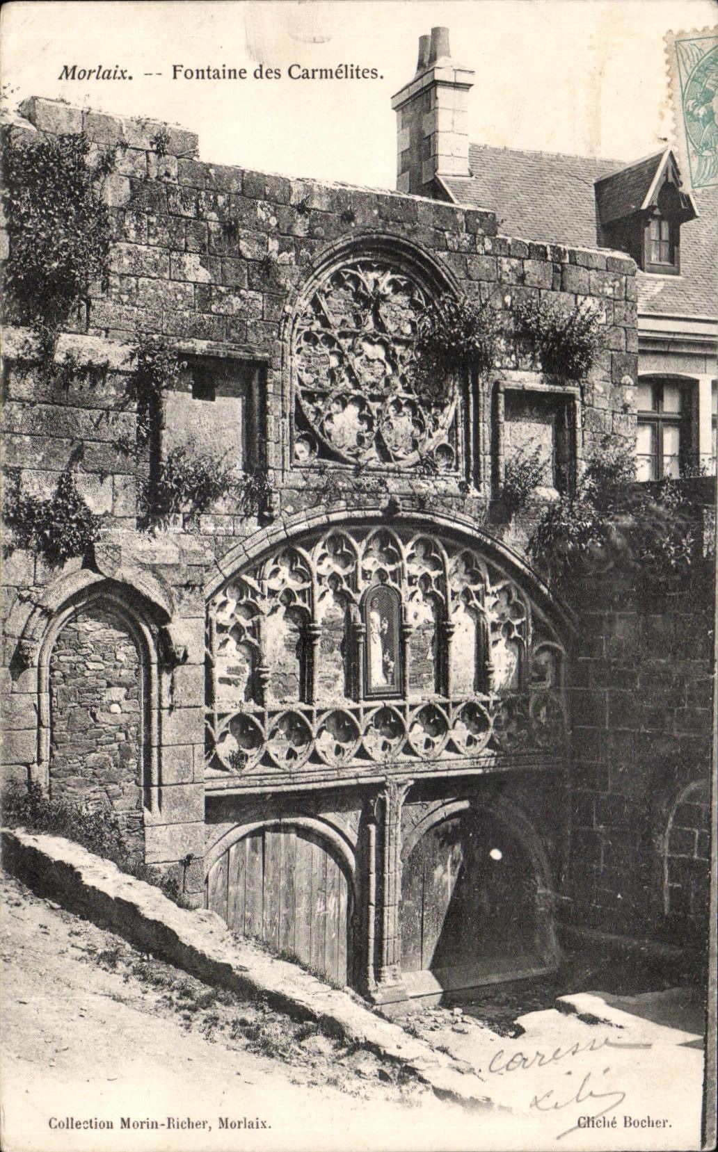 CPA Morlaix Fontaine des Carmelites
