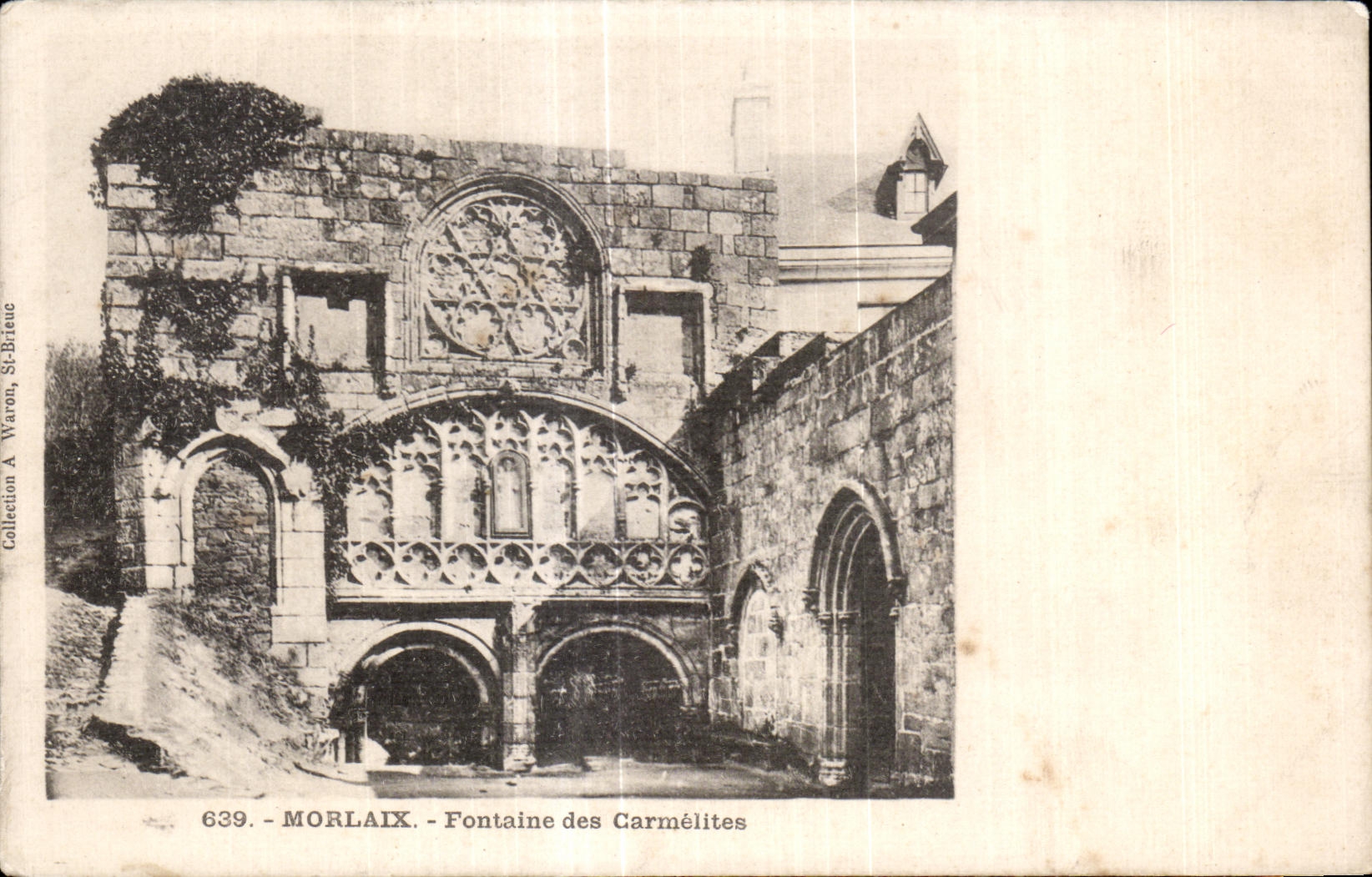 CPA Morlaix Fontaine des Carmelites