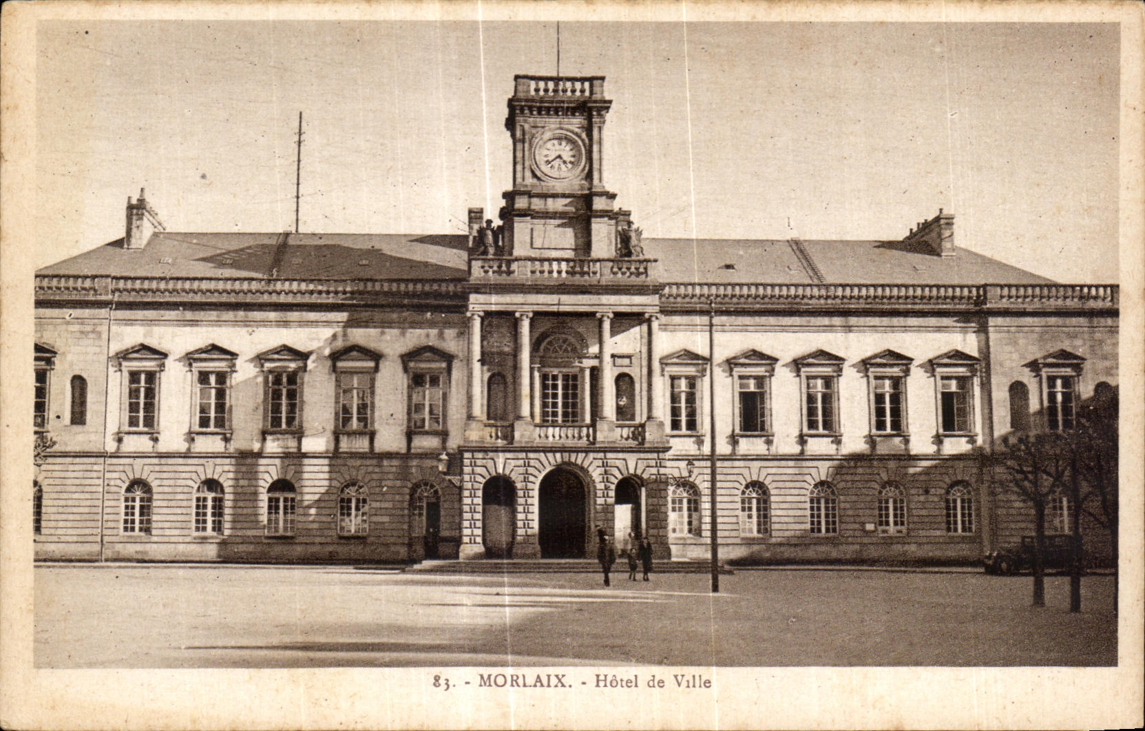 CPA Morlaix Hotel de Ville