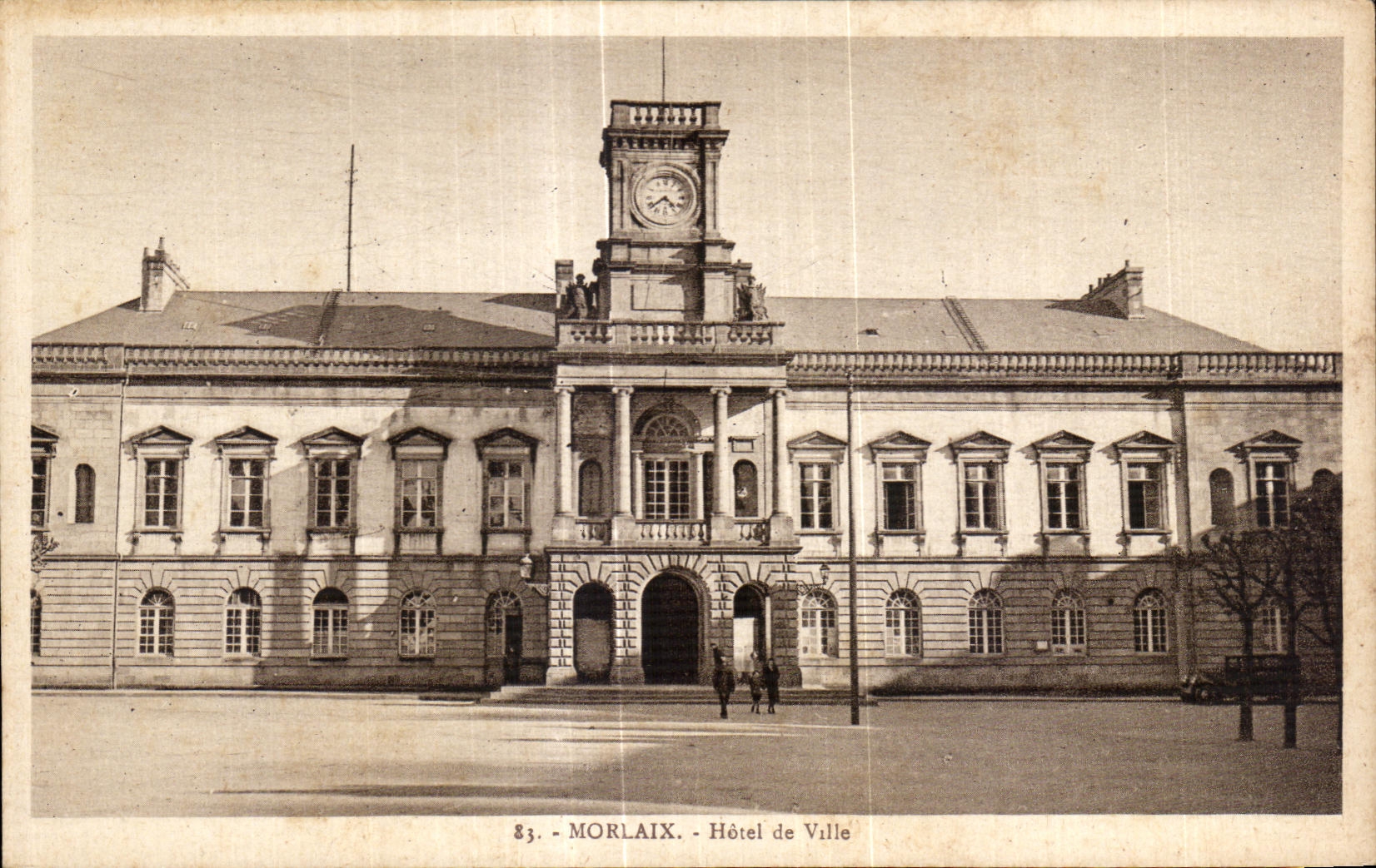CPA Morlaix Hotel de Ville