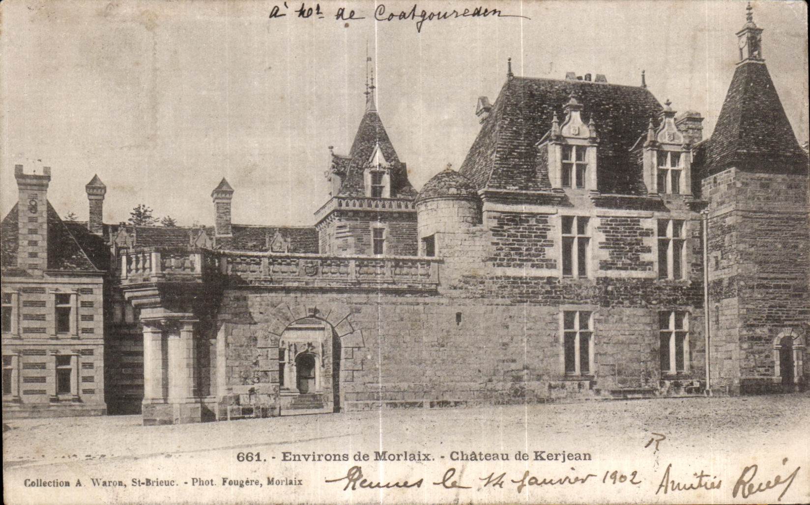 CPA Environs de Morlaix Chateau de Kerjean