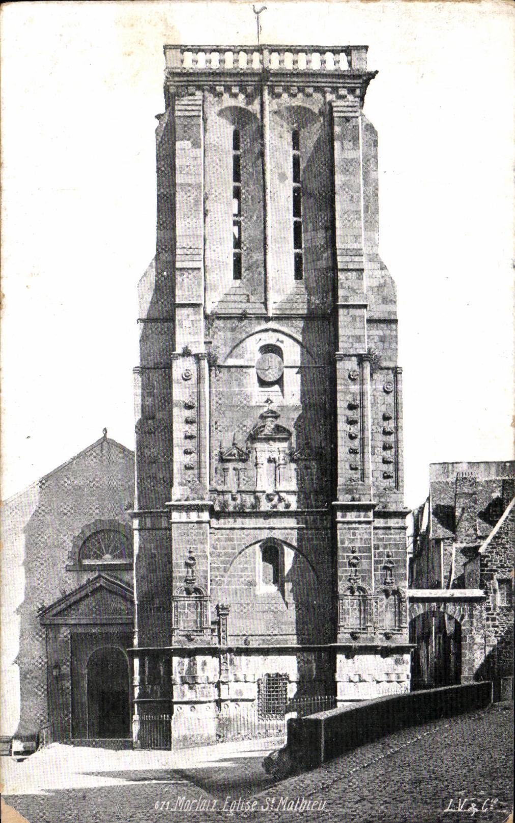 CPA Morlaix Eglise St Matheu