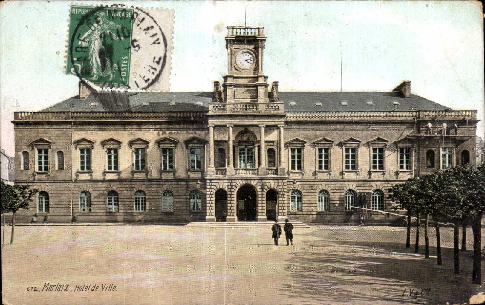 CPA Morlaix Hotel de Ville