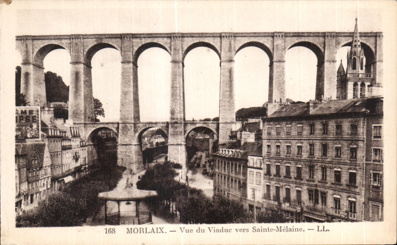 CPA Morlaix Vue du Viaduc vers Sainte Melaine