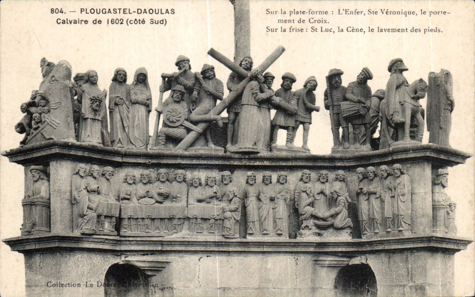 CPA Plougastel Daoulas Calvaire de 1602 Cote Sud