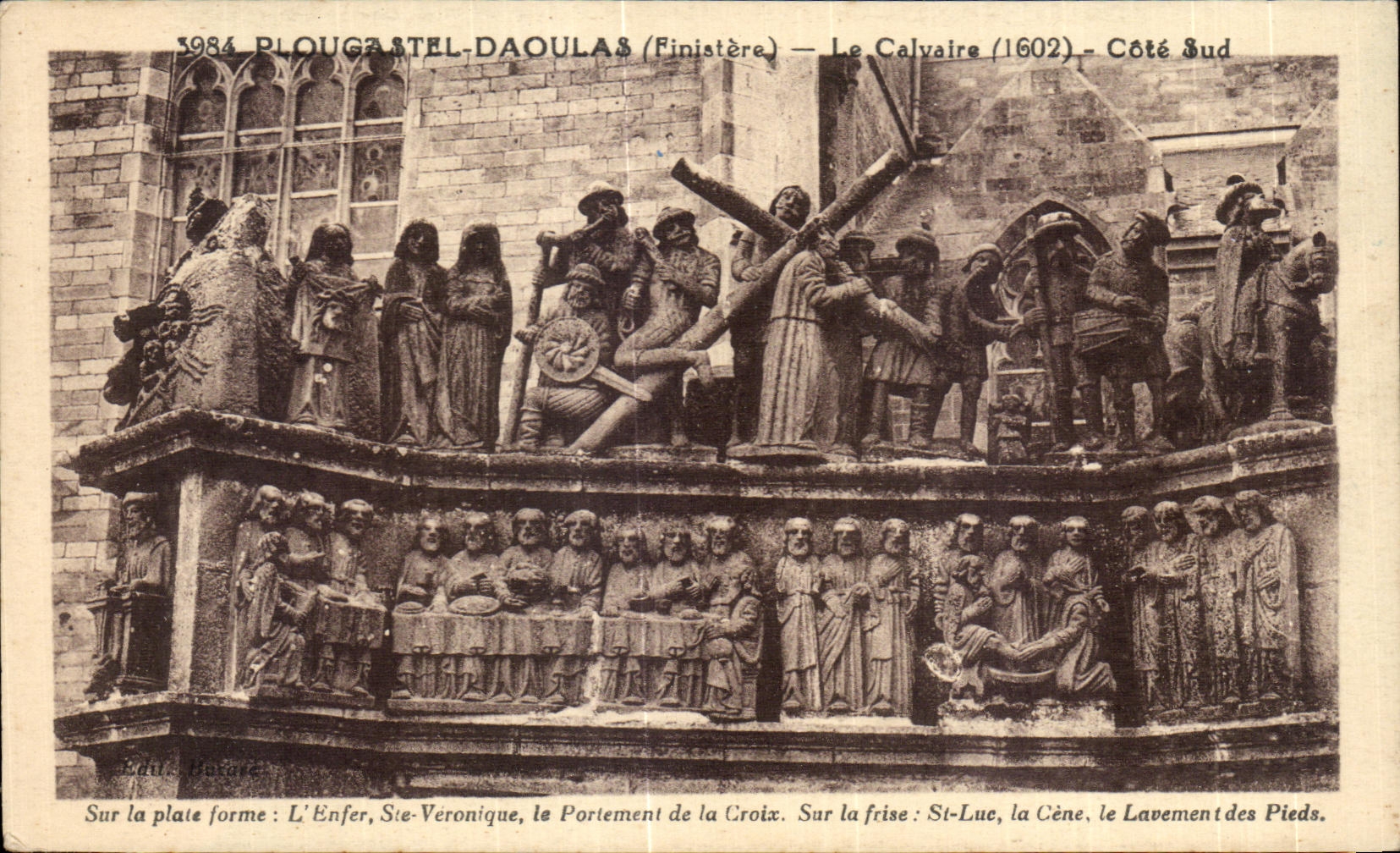 CPA Plougastel Daoulas Le Calvaire Cote Sud