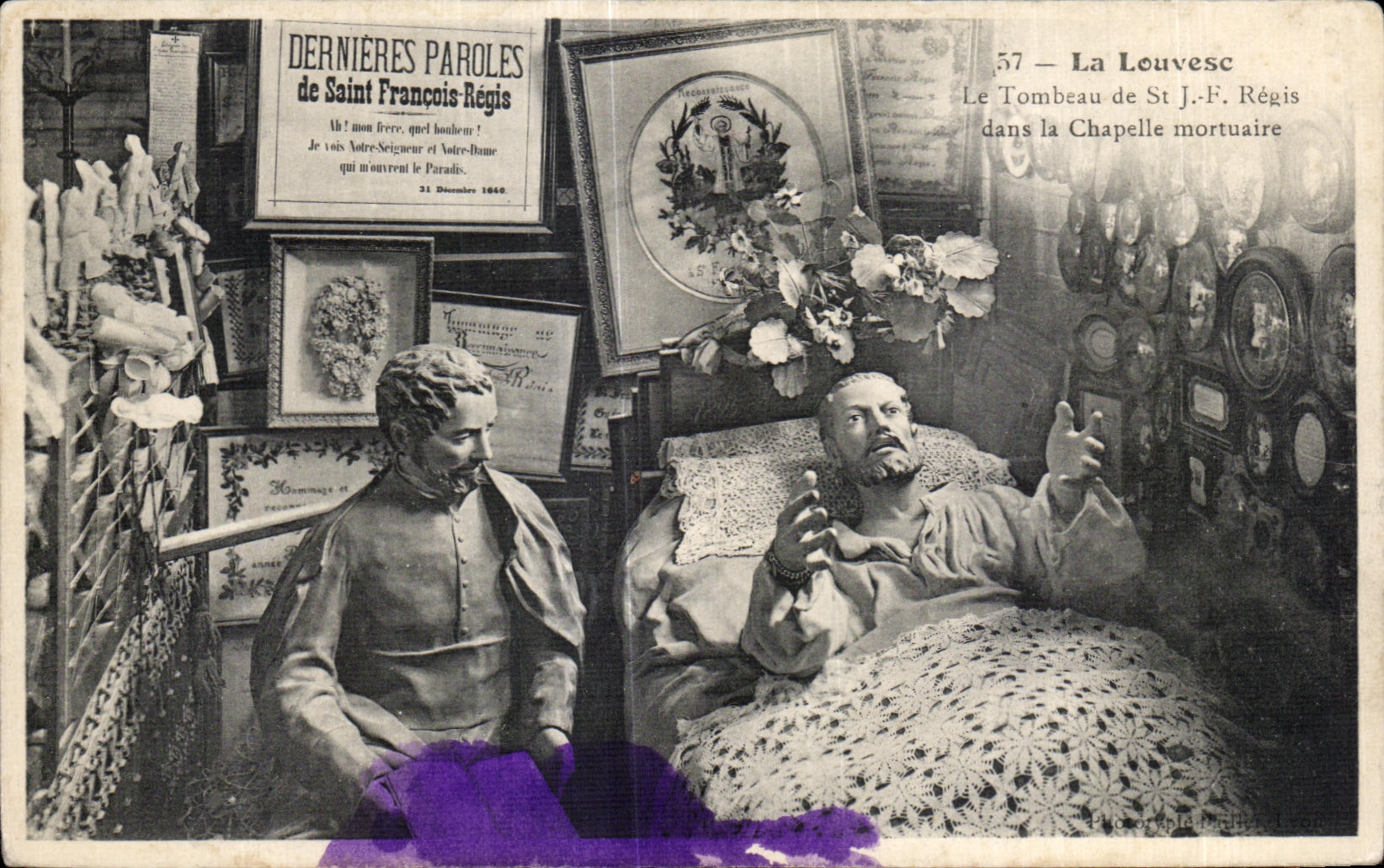 CPA La Louvesc Le Tombeau de St J F Regis dans la Chapelle mortuaire