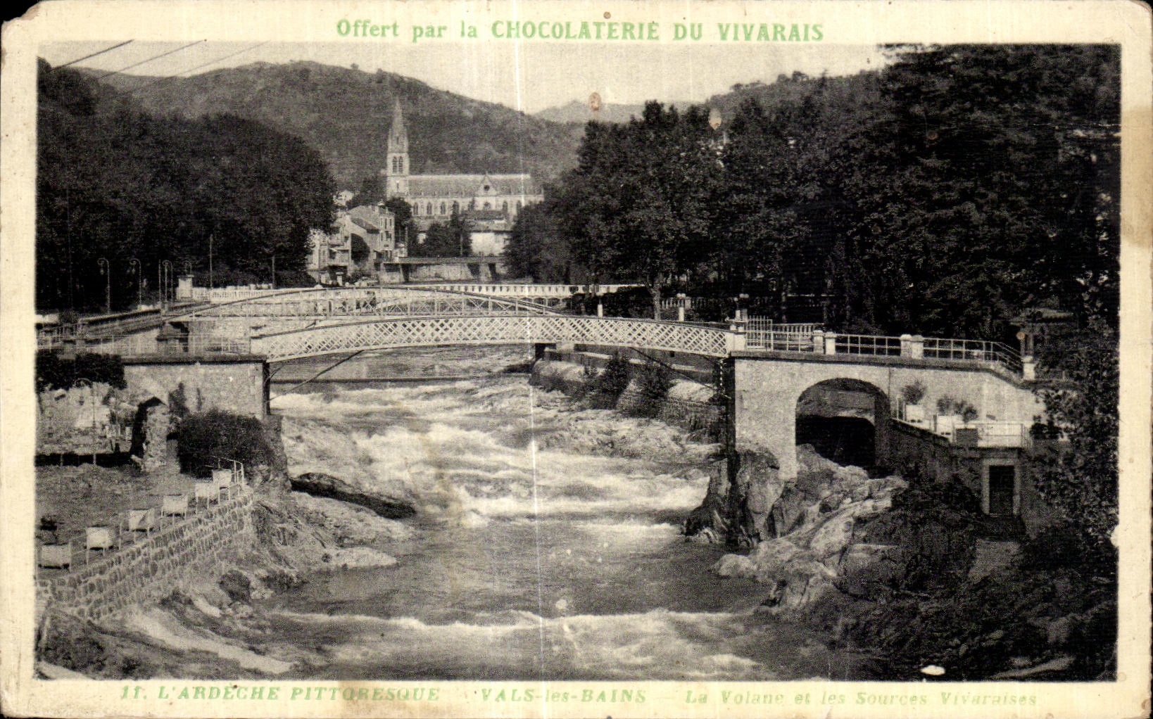 CPA Valleys les Bains Volane and the Vivaraises sources