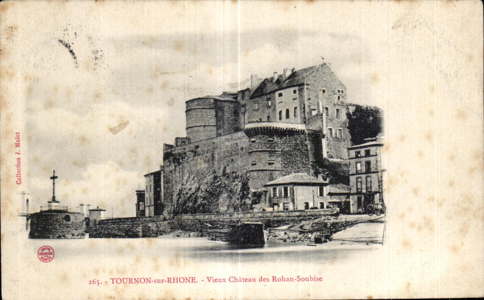 CPA Tournon on the Rhone Old Castle of Rohan Soubise