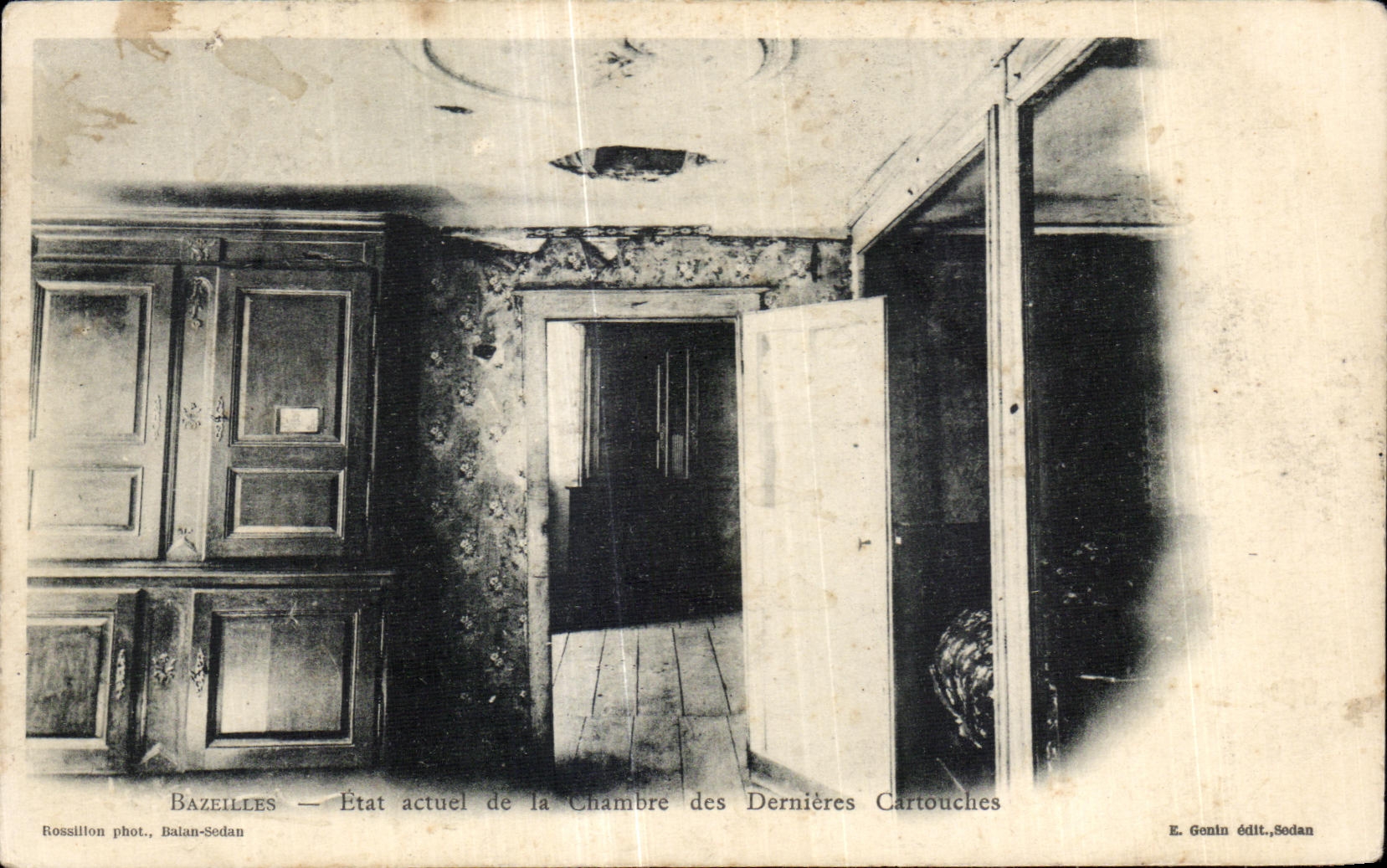 CPA Bazeilles Etat actuel de la Chambre des Dernieres Cartouches