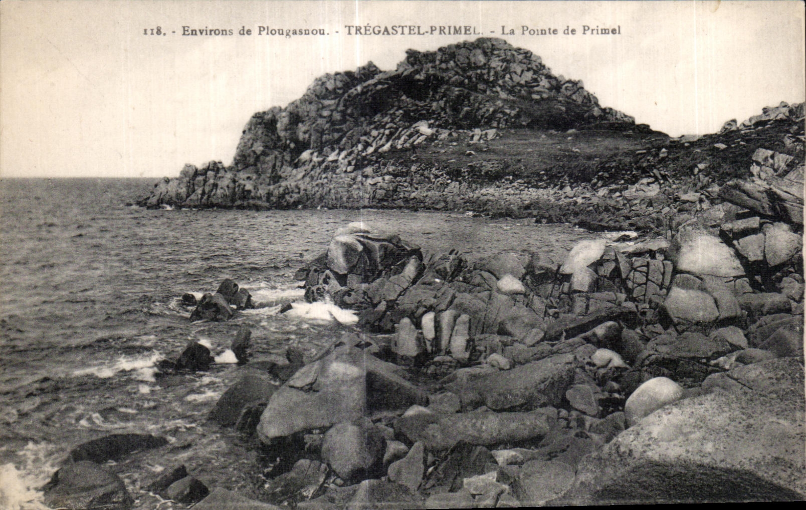 CPA Environs de Plougasnou Tregastel primel La Pointe de Primel