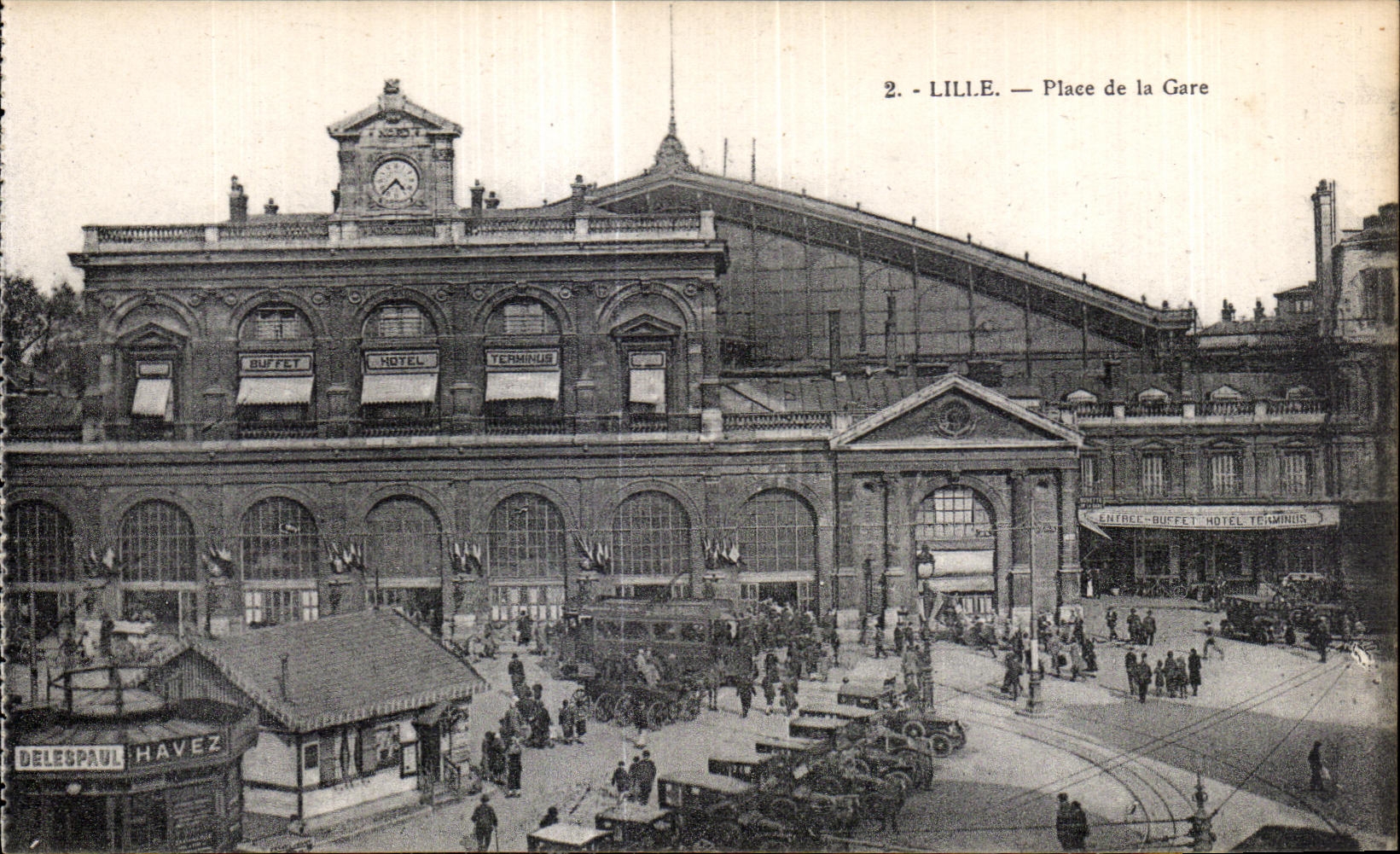 CPA Lille Places Station