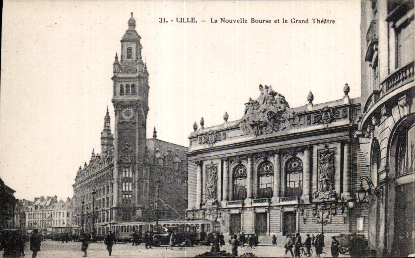 CPA Lille the New Stock Exchange and the Large Theater