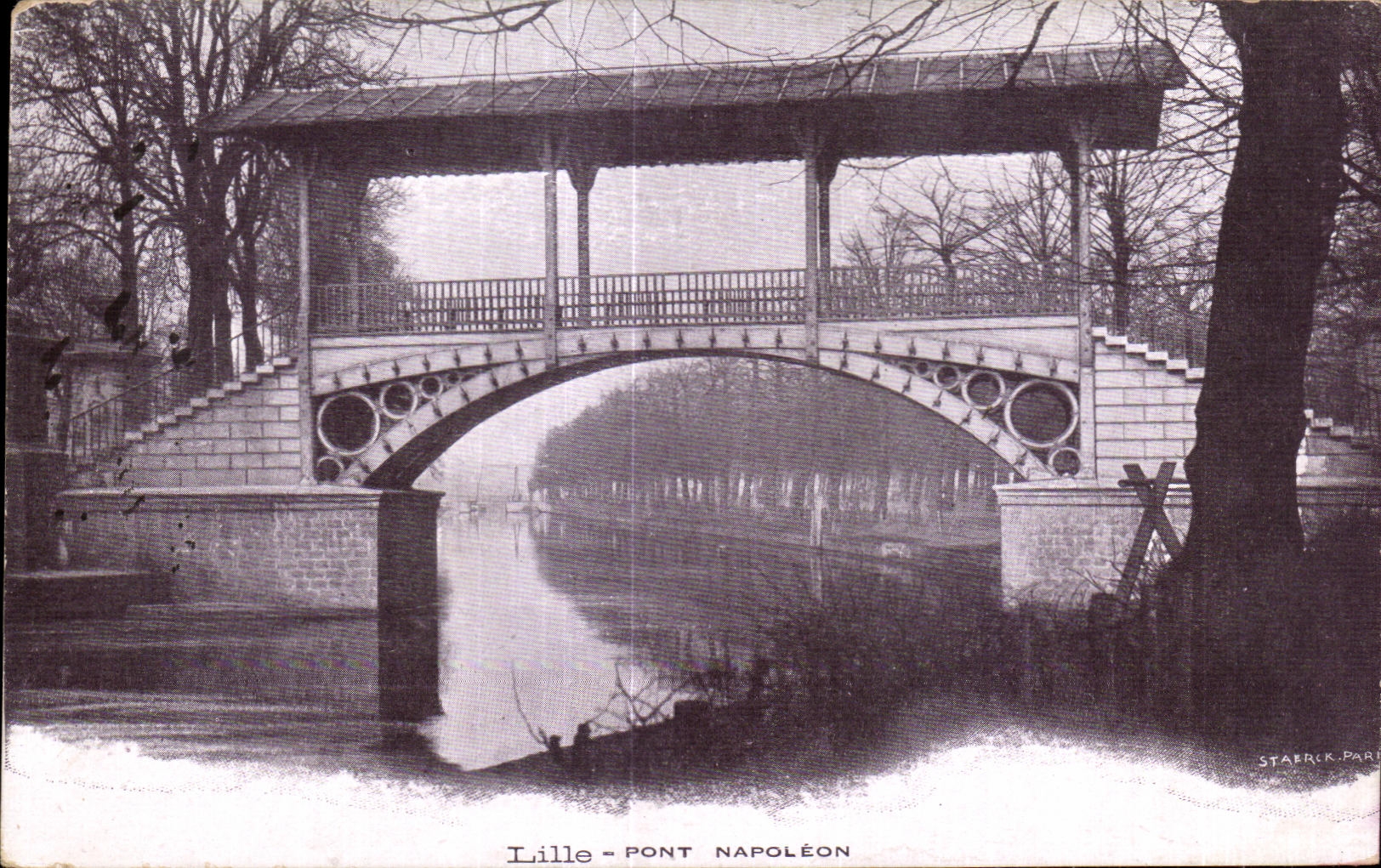 CPA Lille Napoleon Bridge