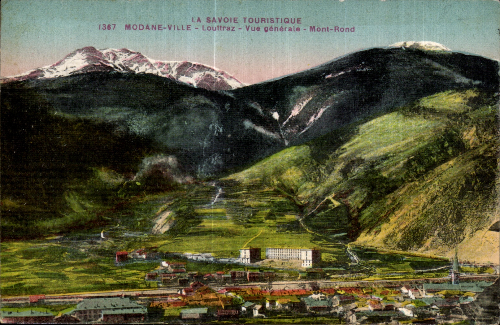 CPA Tourist Savoy Madane Louttraz City View Rand Mount